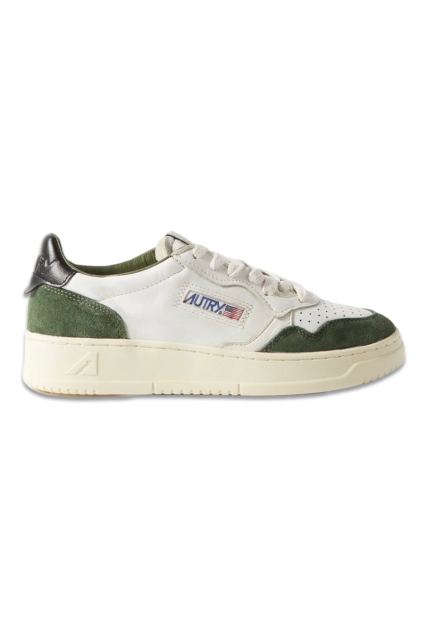 Medalist Low Suede and Leather Sneakers