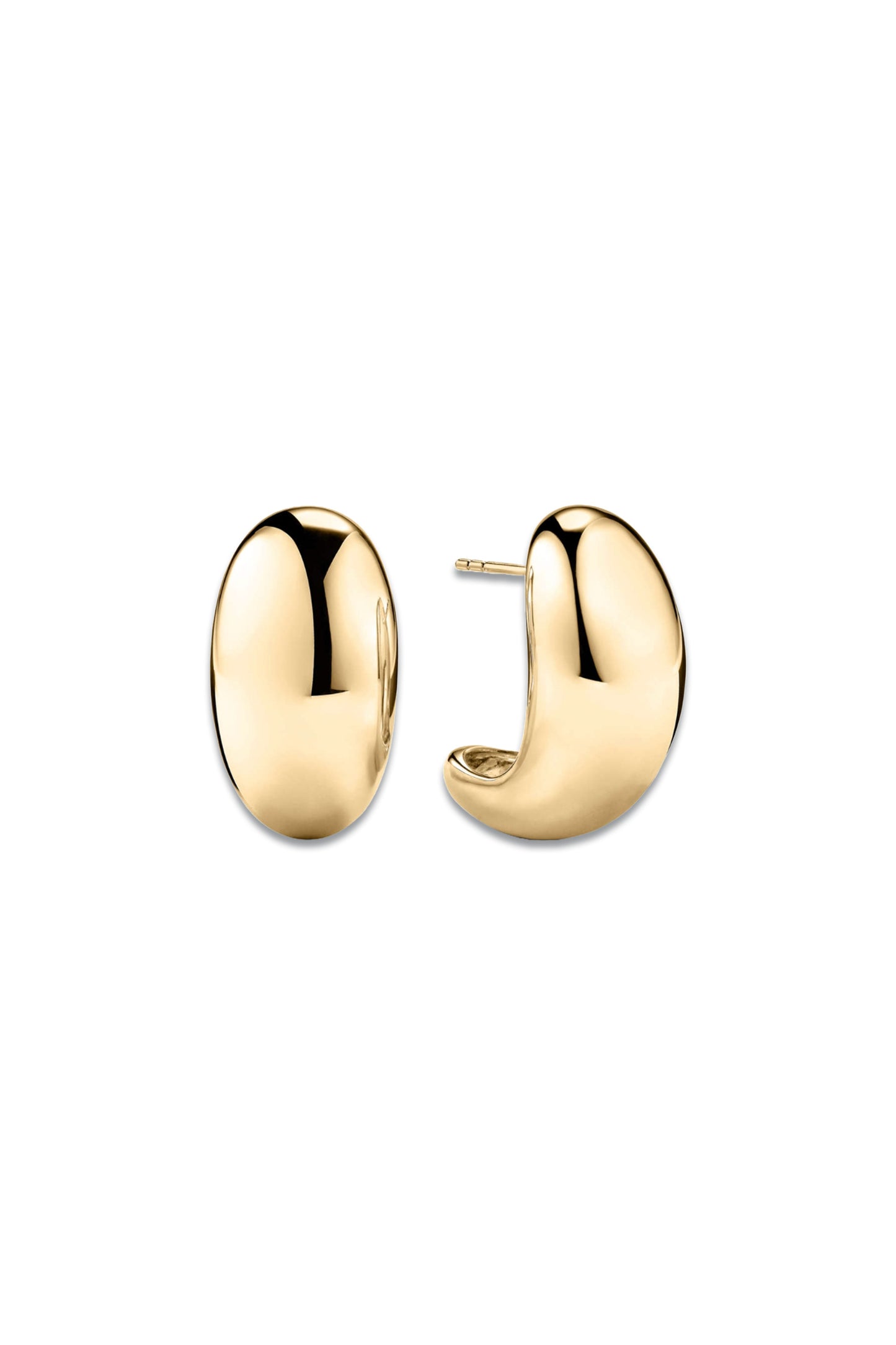 Mega Dôme Earrings Gold Vermeil