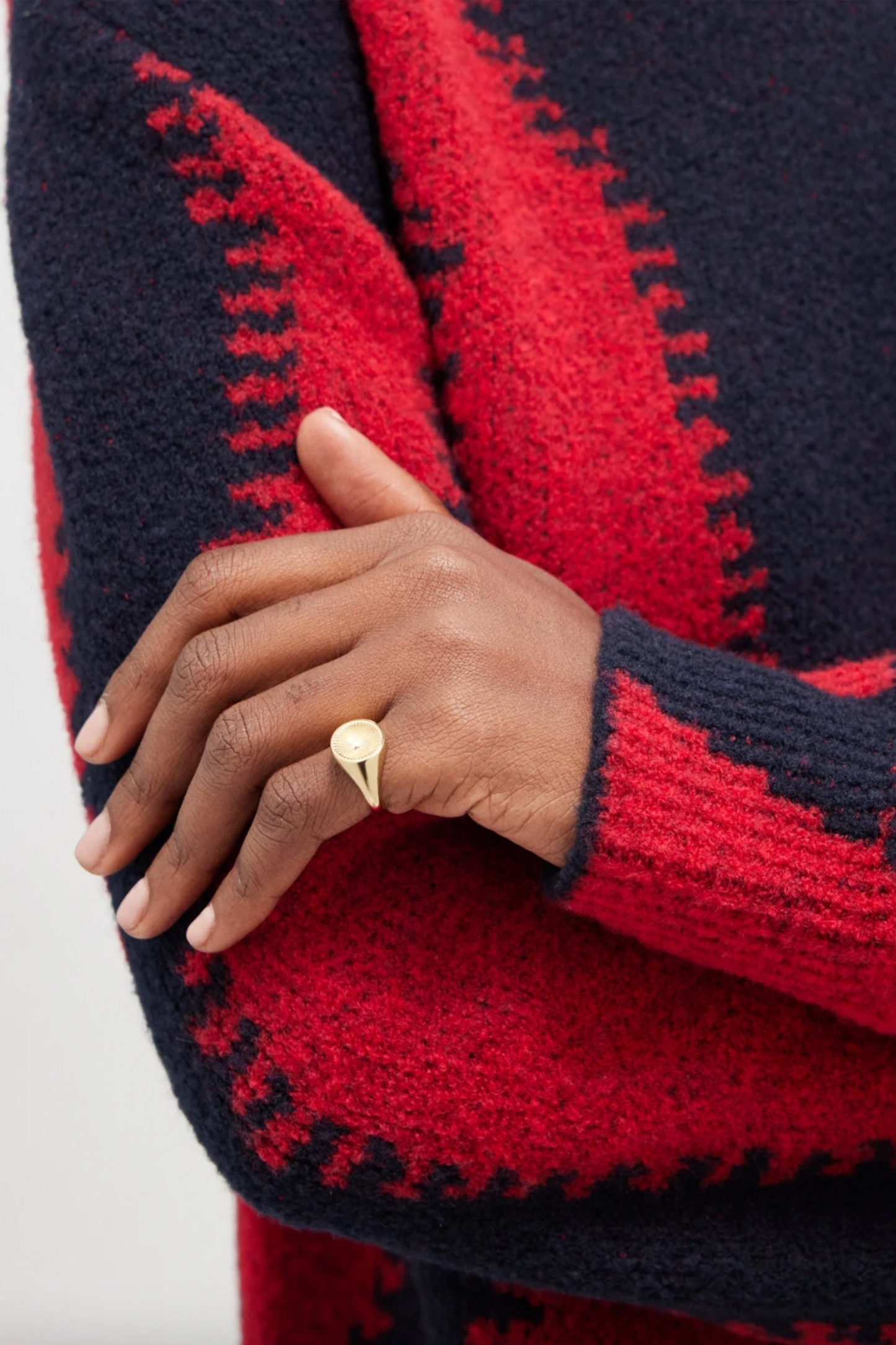 Solar 18kt Gold-Vermeil Ring