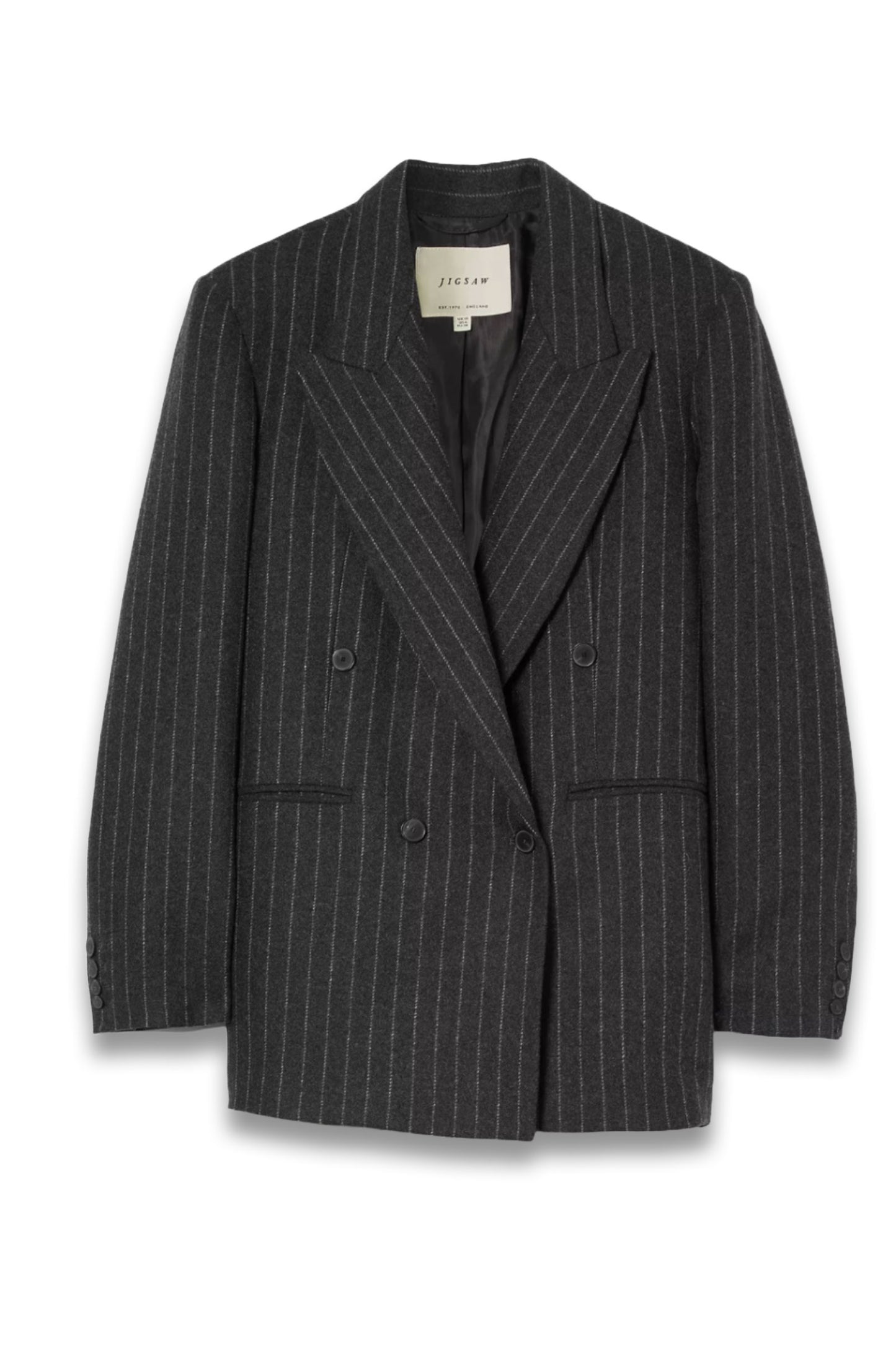 Tatton Italian Wool Pinstripe Blazer