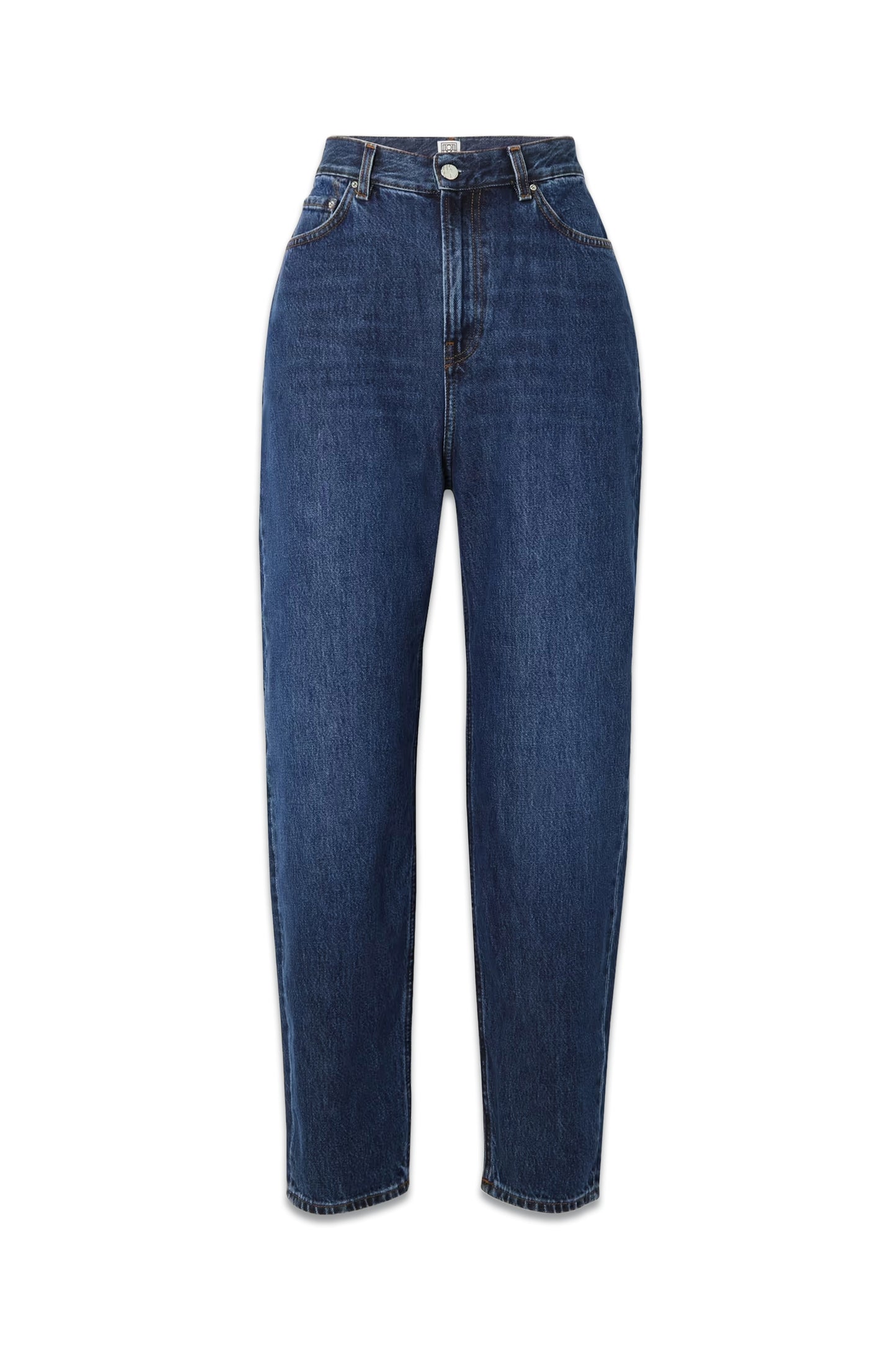 + NET SUSTAIN High-rise Tapered Organic Jeans