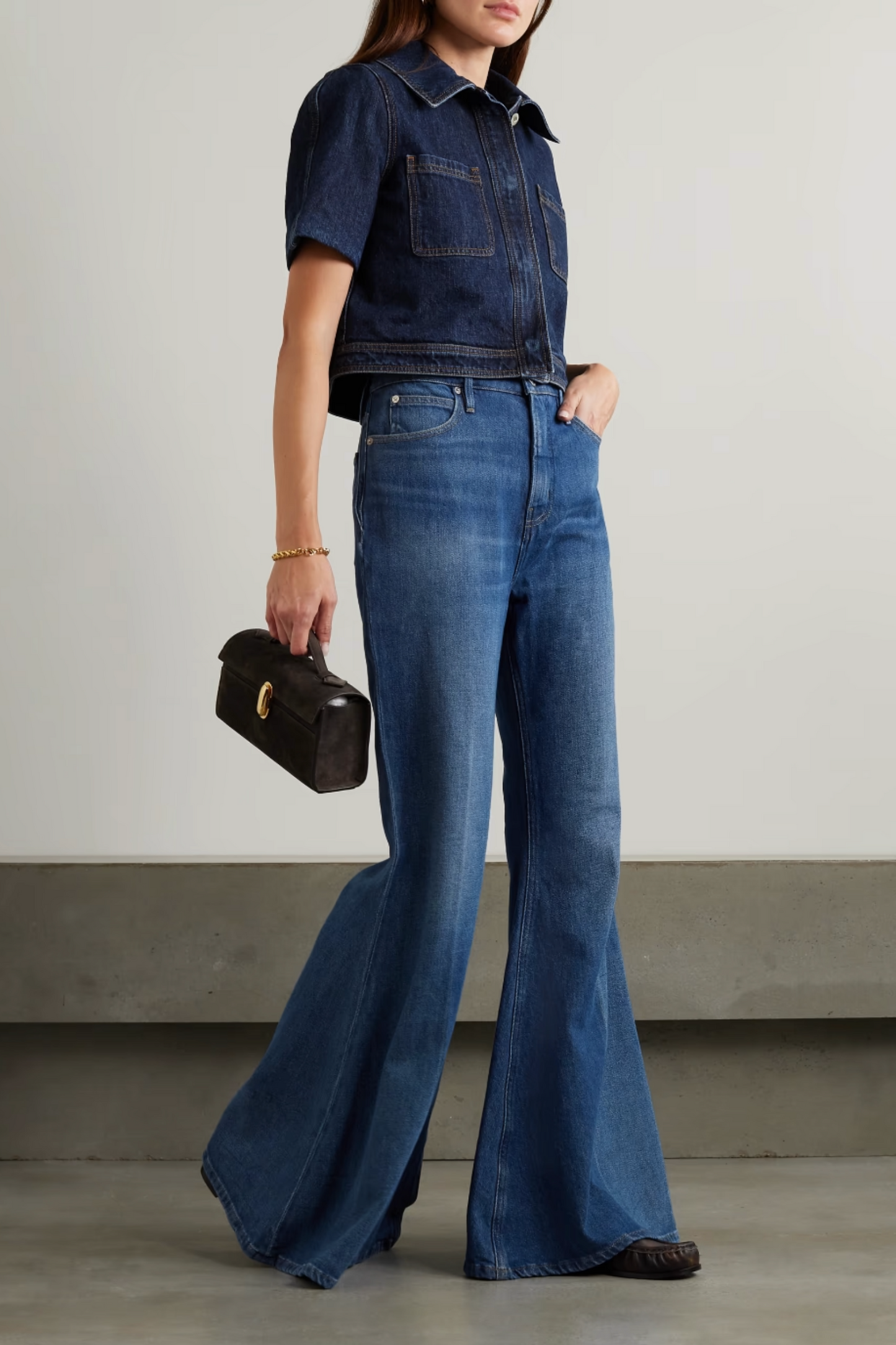 + NET SUSTAIN The Extreme High-rise Flared Jeans