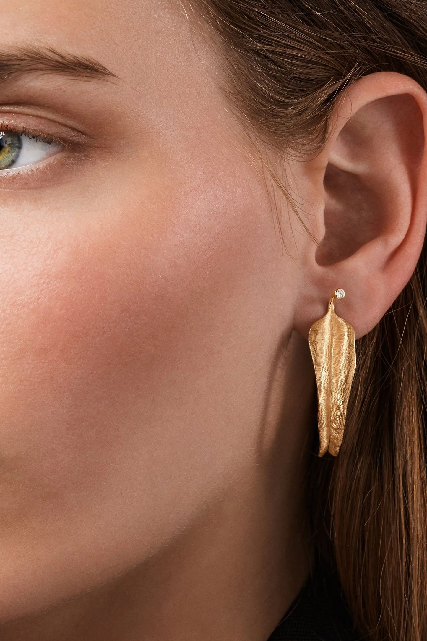Leaves Creol Earrings Large