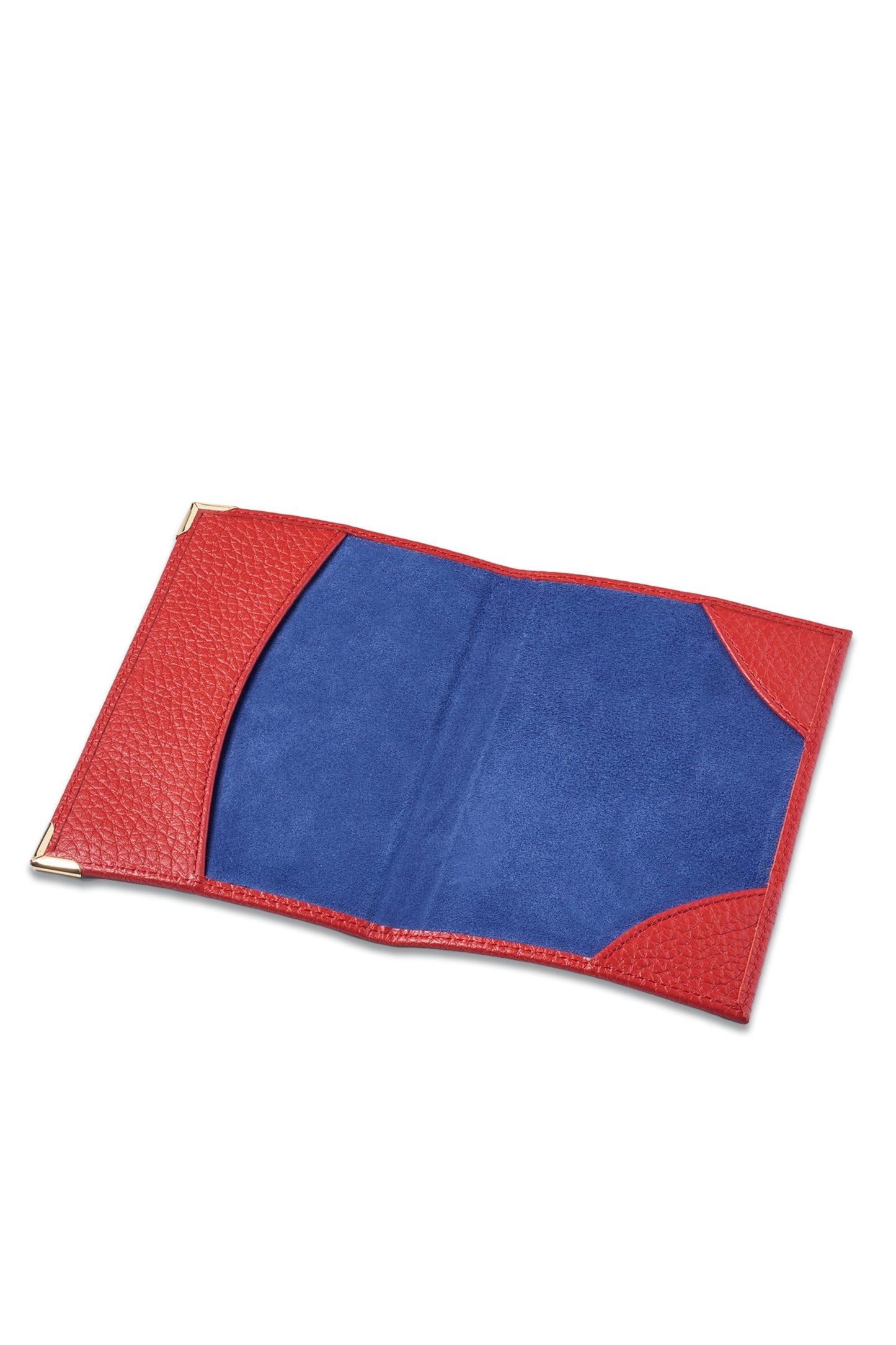 Passport Cover, Red Pebble