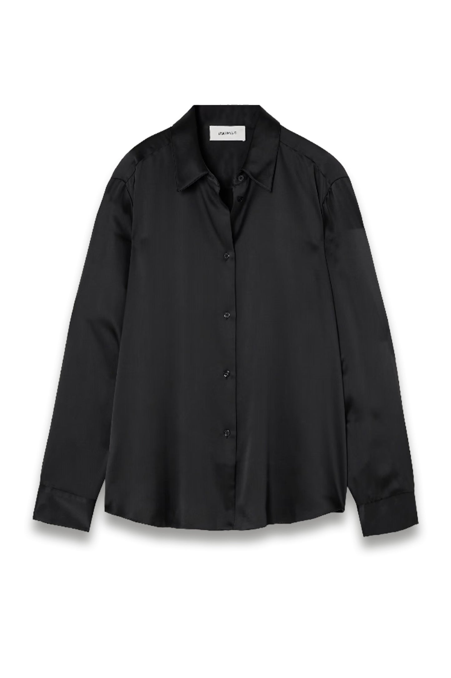 Silk-satin shirt