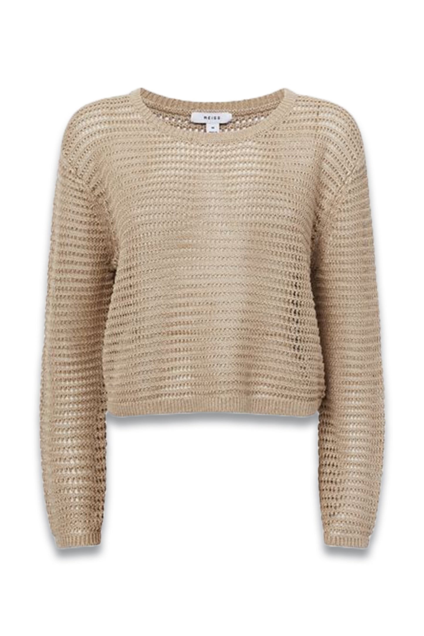 Avril Open Stitch Crew Neck Jumper