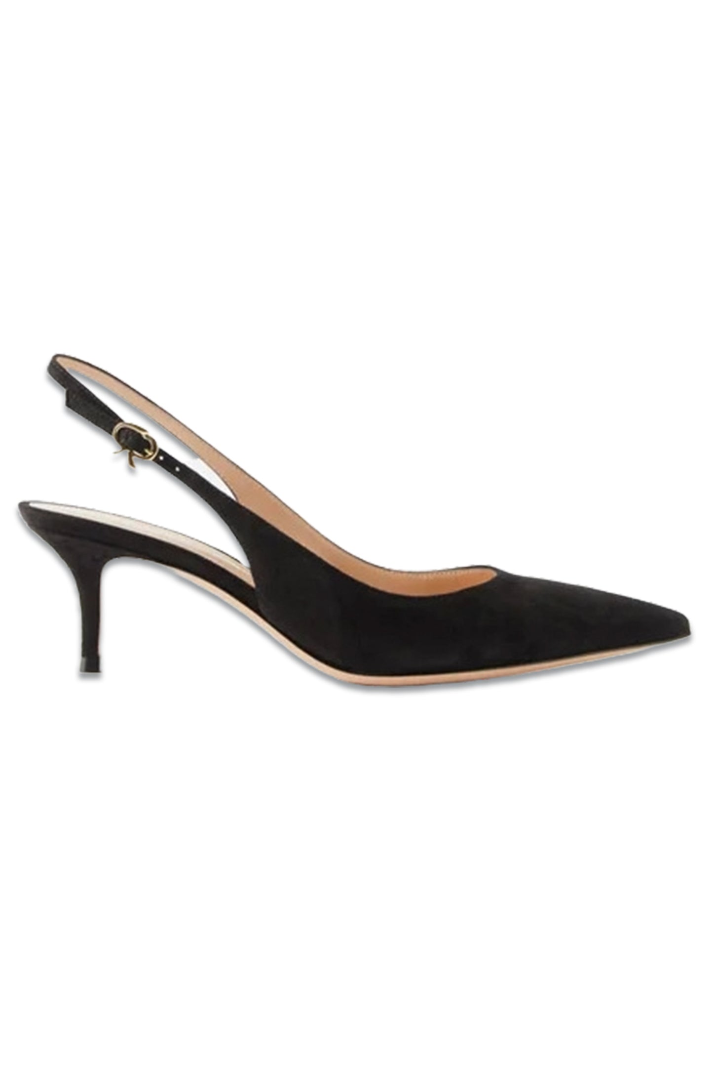 Ribbon 55 Suede Slingback Pumps