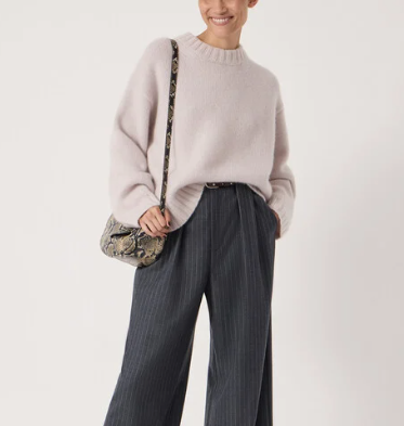 Cora Relaxed Chunky Cashmere Crew Jumper