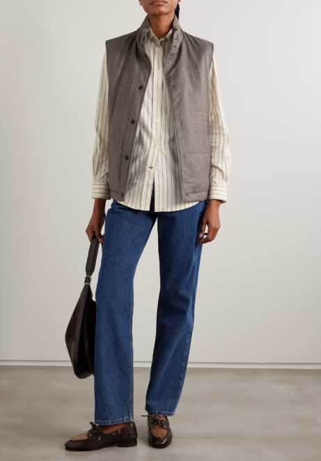 Striped Cotton And Silk Blend Shirt