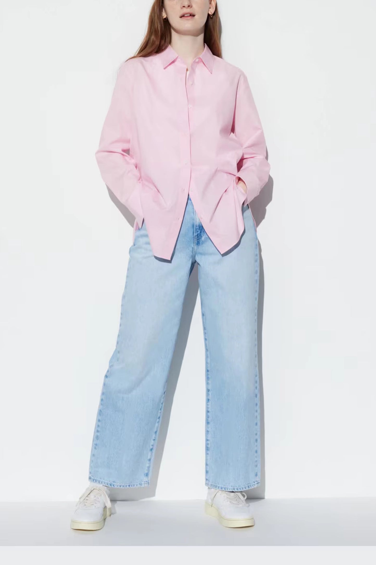 Uniqlo White Extra Fine Cotton Shirt