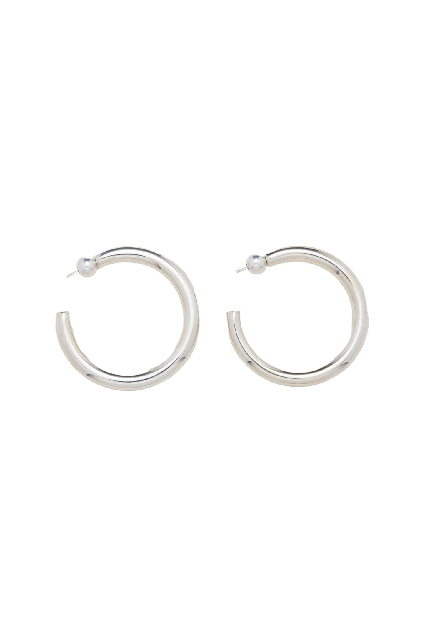 Everyday Sterling-silver Hoop Earrings