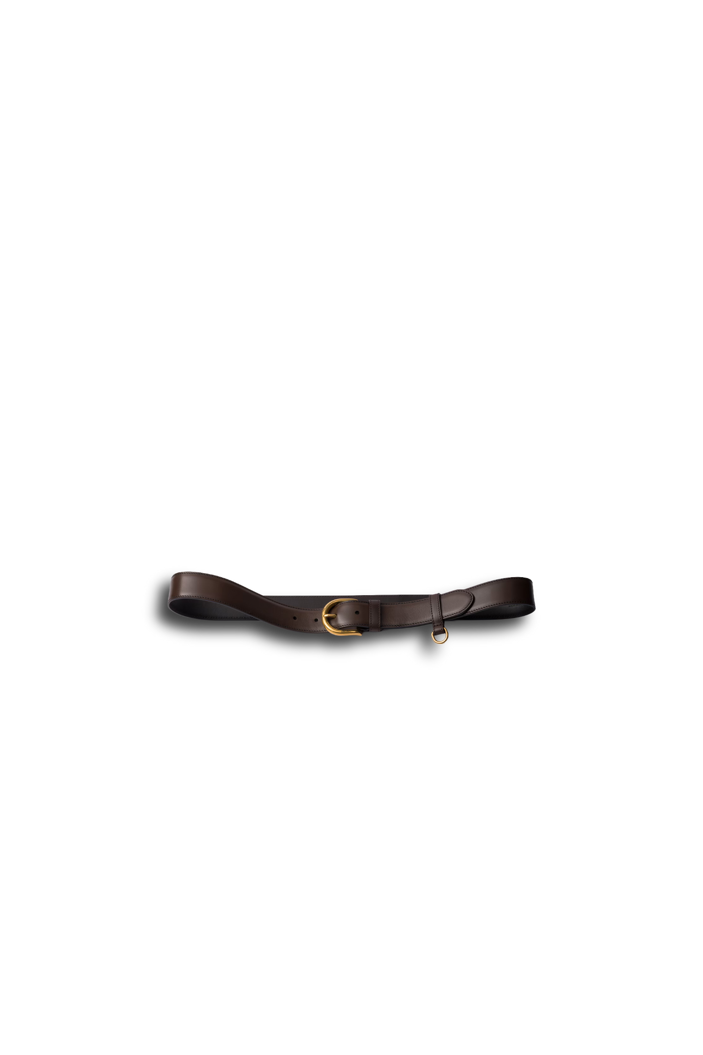 Ebony Leather Belt