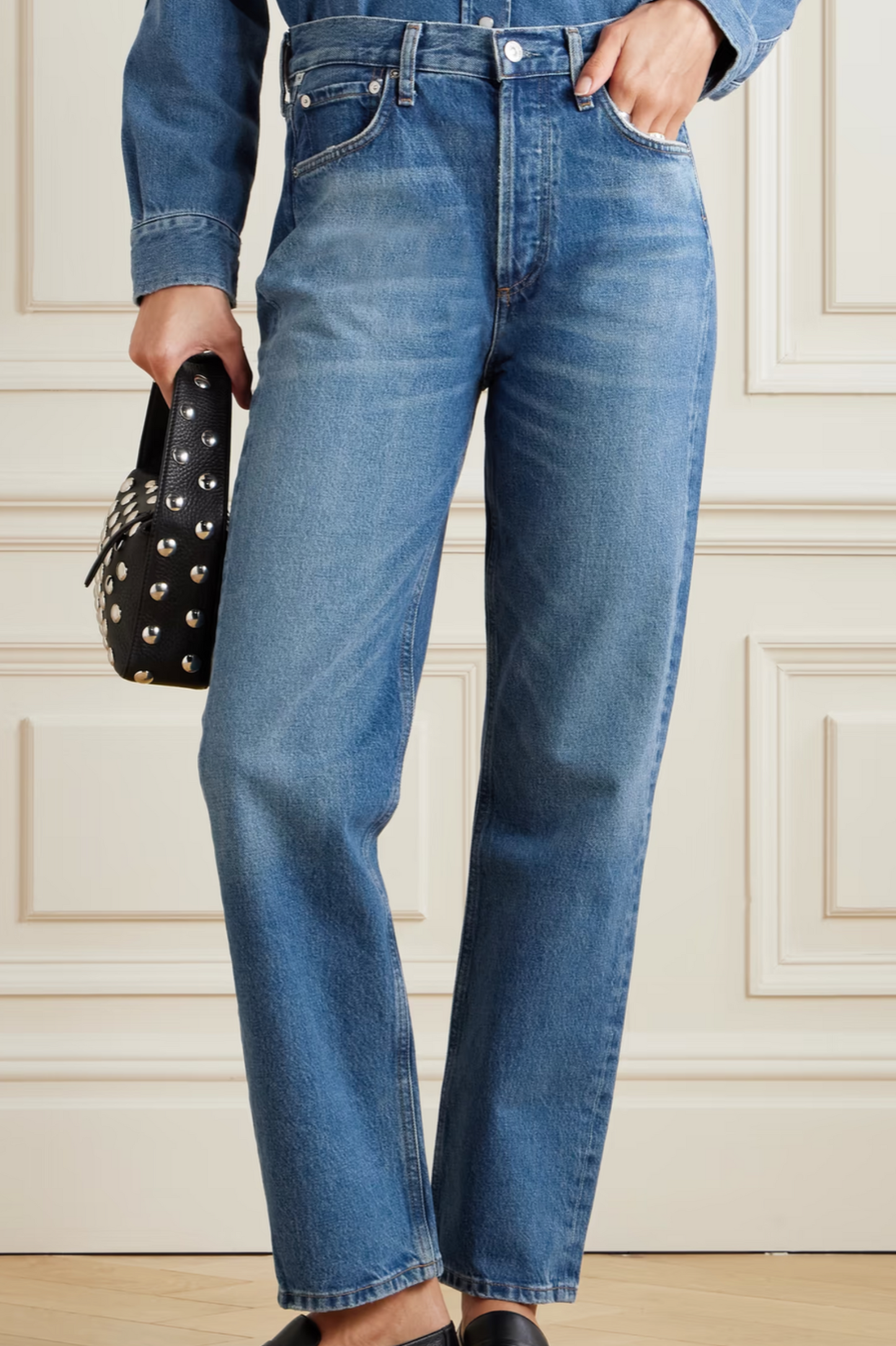 Blaine High-rise Straight-leg Jeans