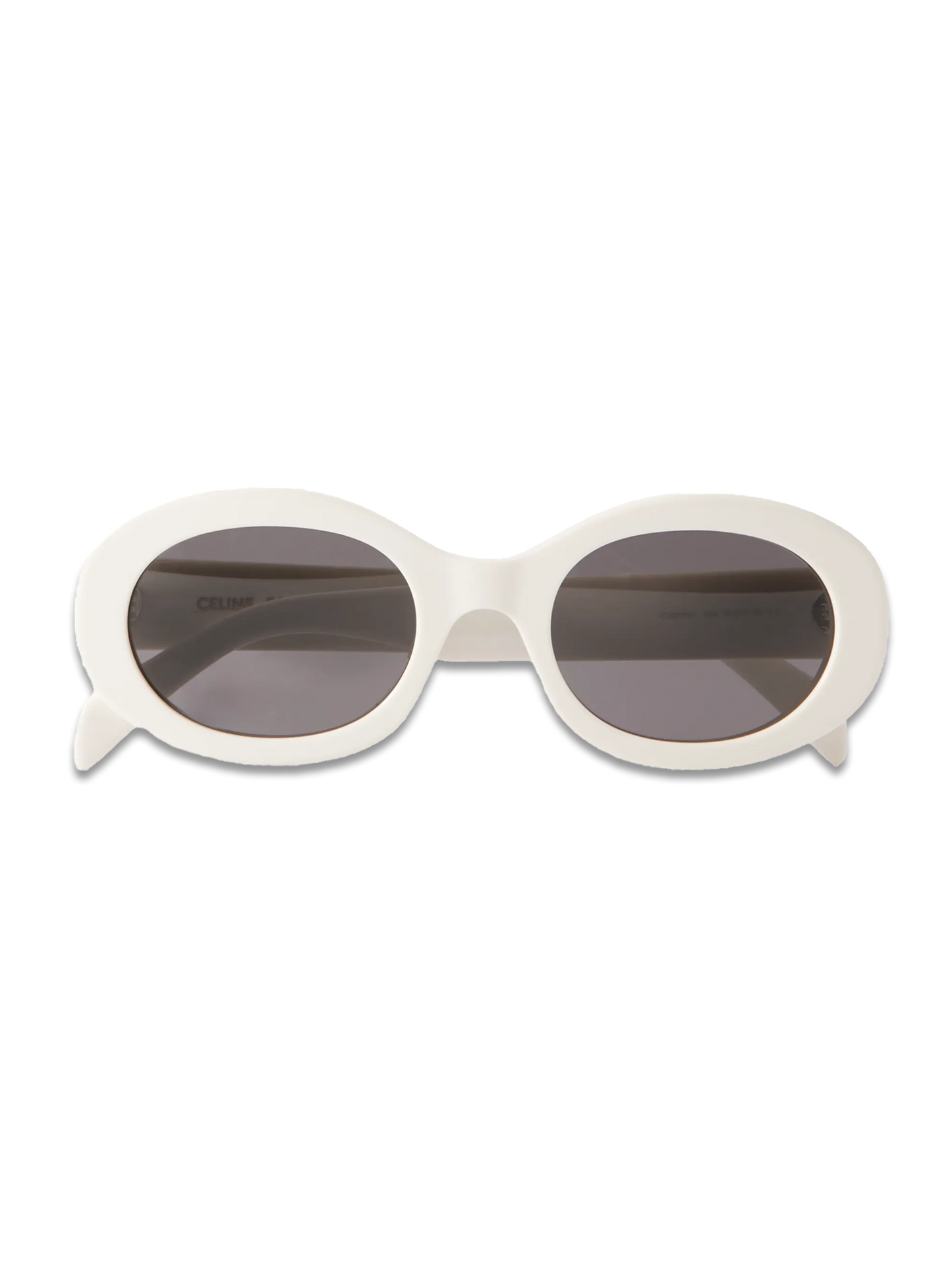 Triomphe oval-frame acetate sunglasses