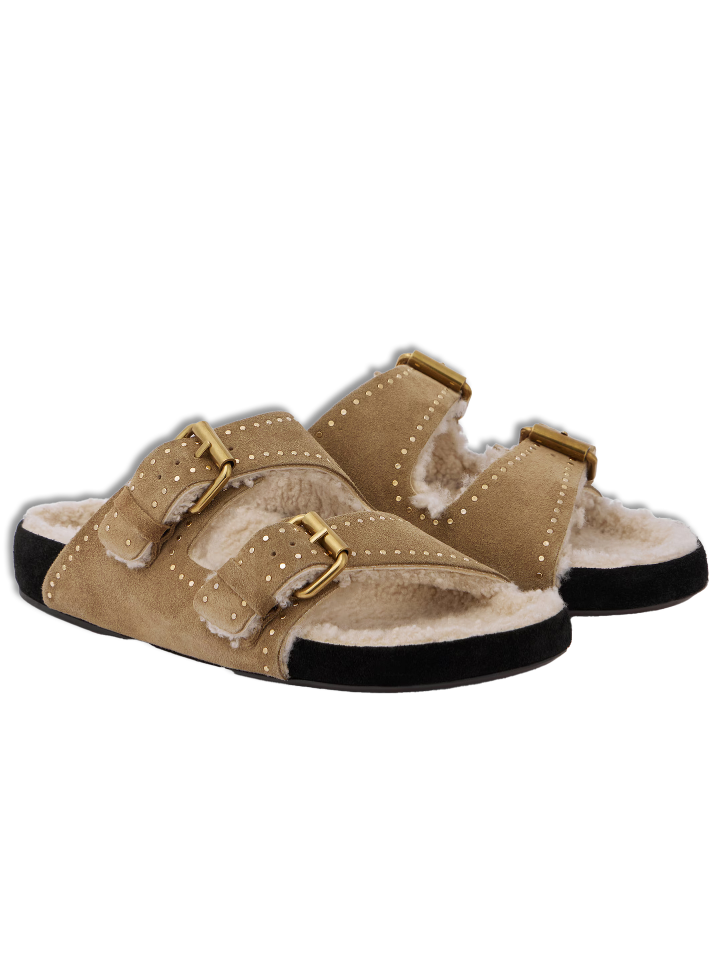 Lennyo suede slides