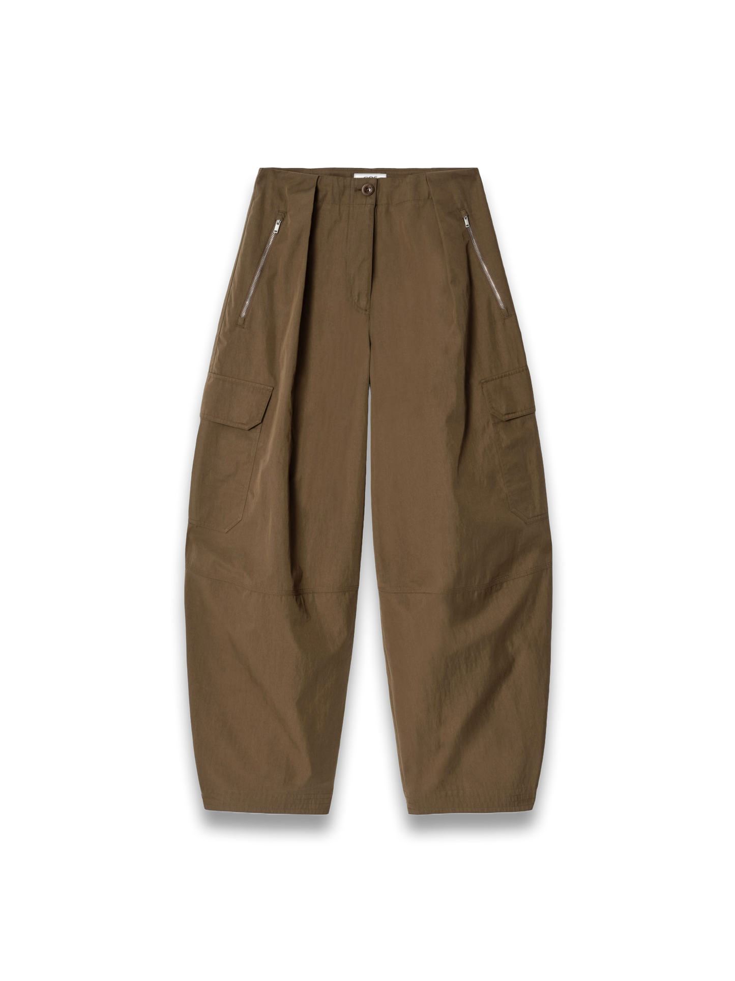 Utility Barrel-Leg Trousers