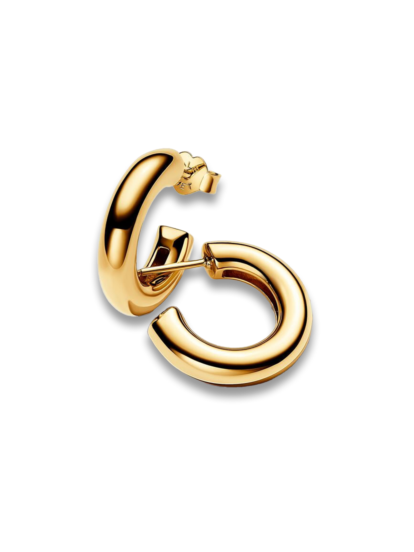 Round Open Hoop Earrings