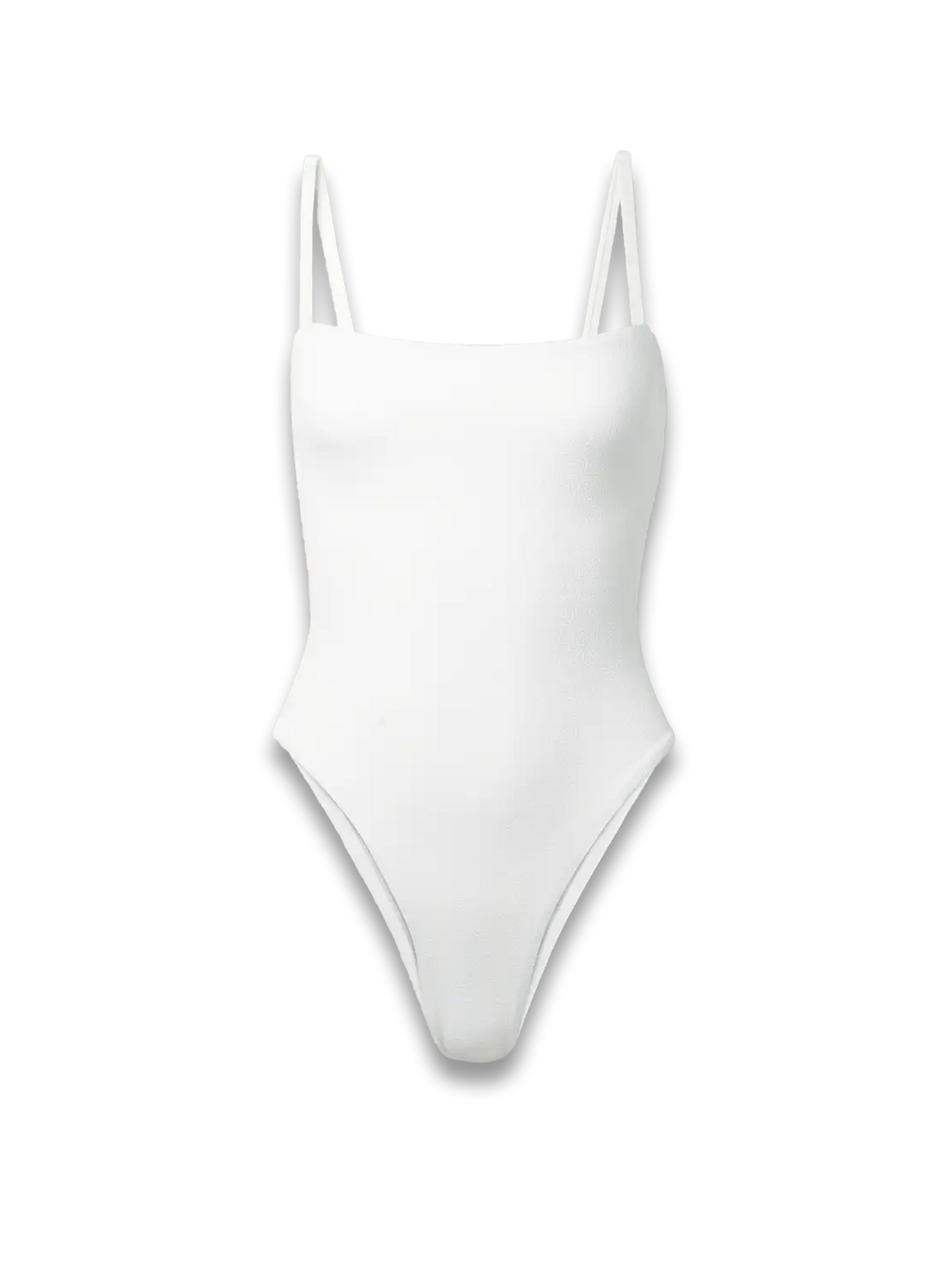 Petite Square Recycled-seersucker Swimsuit