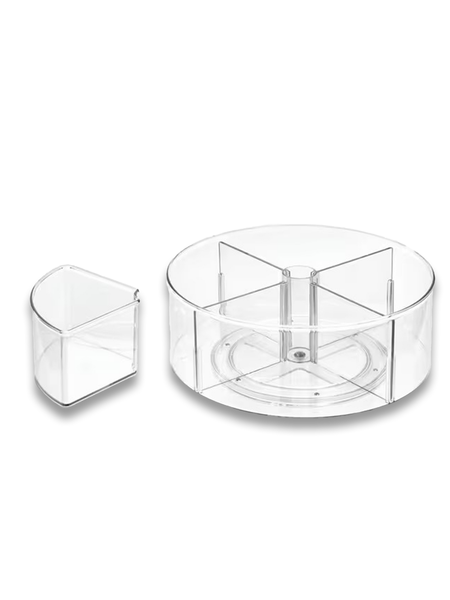 Divided Turntable Storage Container