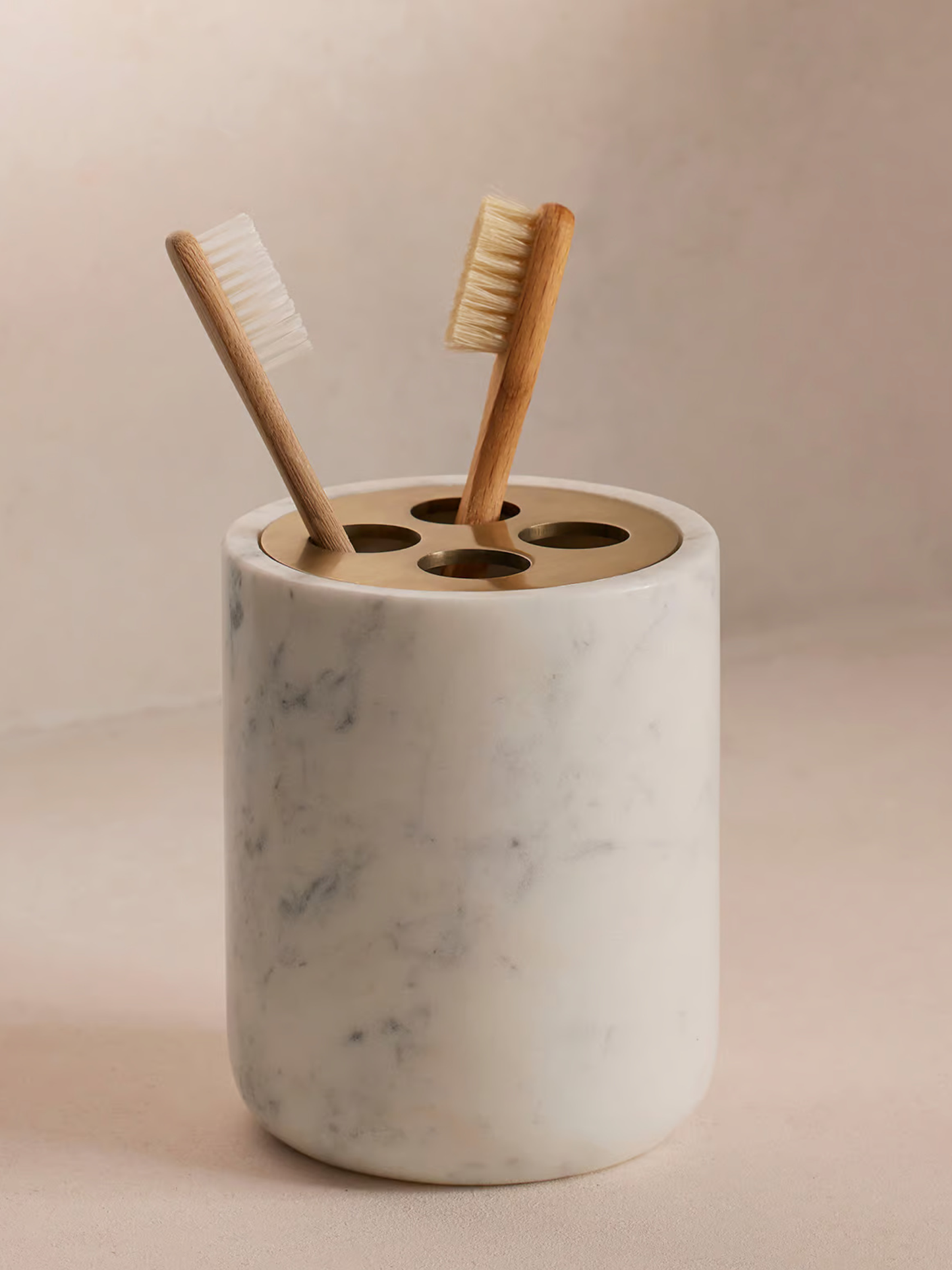 Thornton Carrara Marble Toothbrush Holder