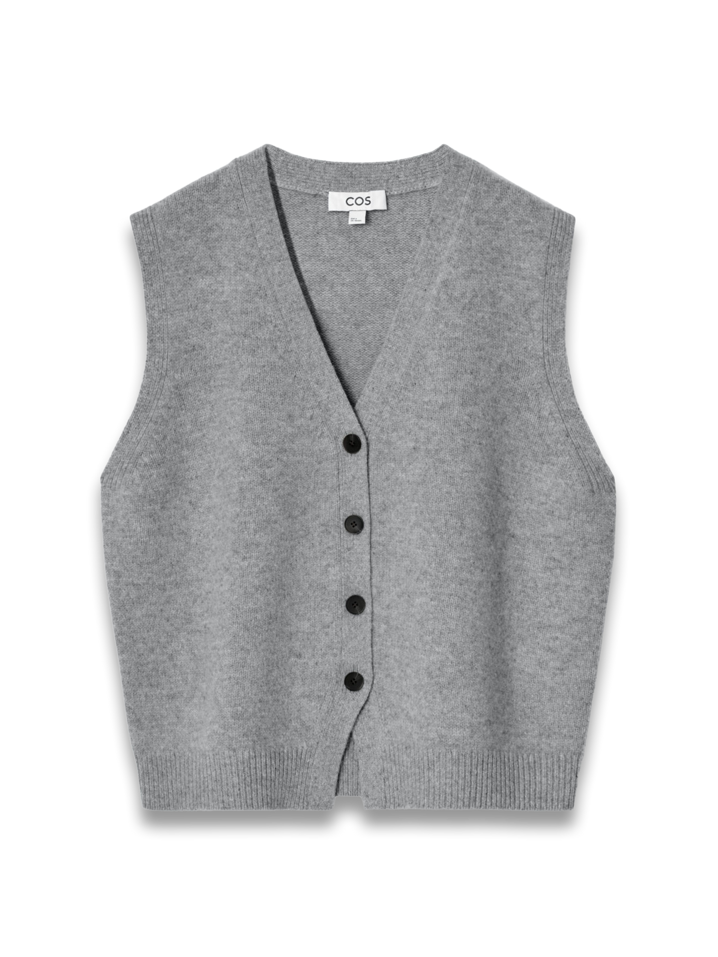 V-NECK MERINO WOOL WAISTCOAT