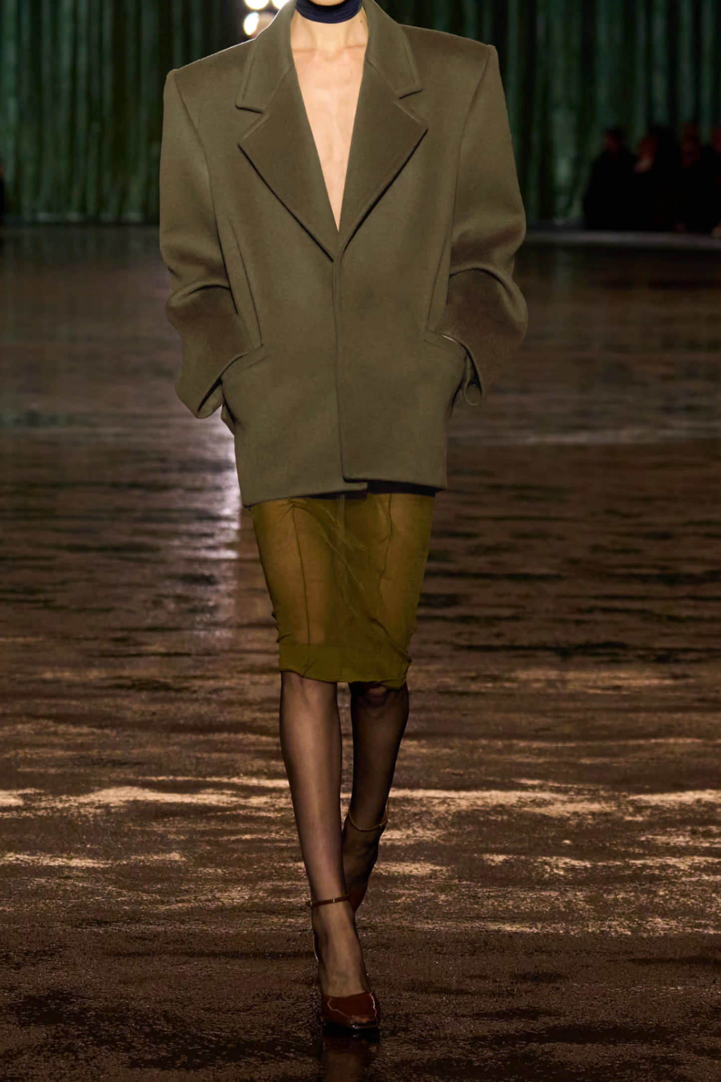 Oversized wool coat