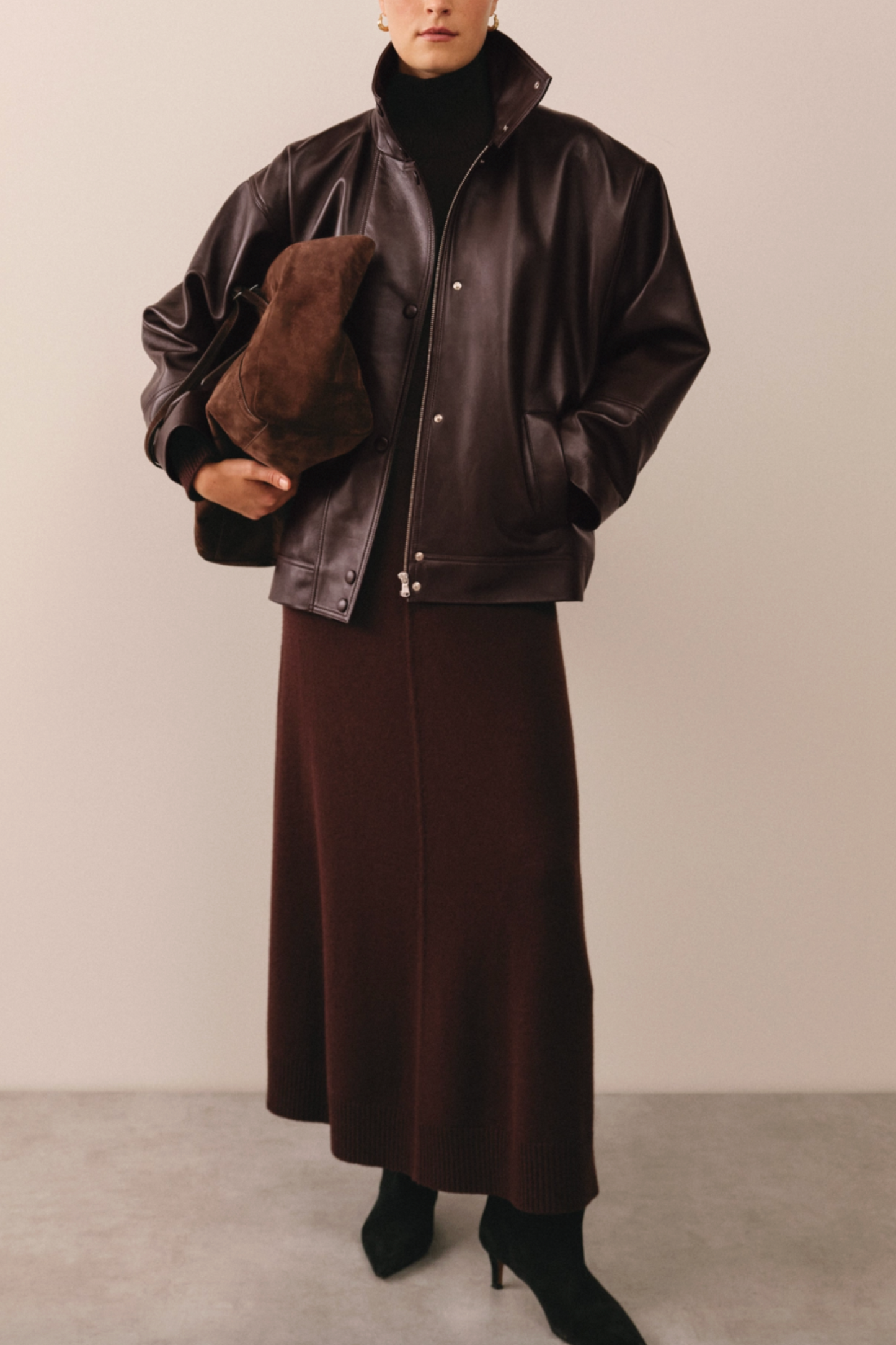 Leather Batwing Jacket