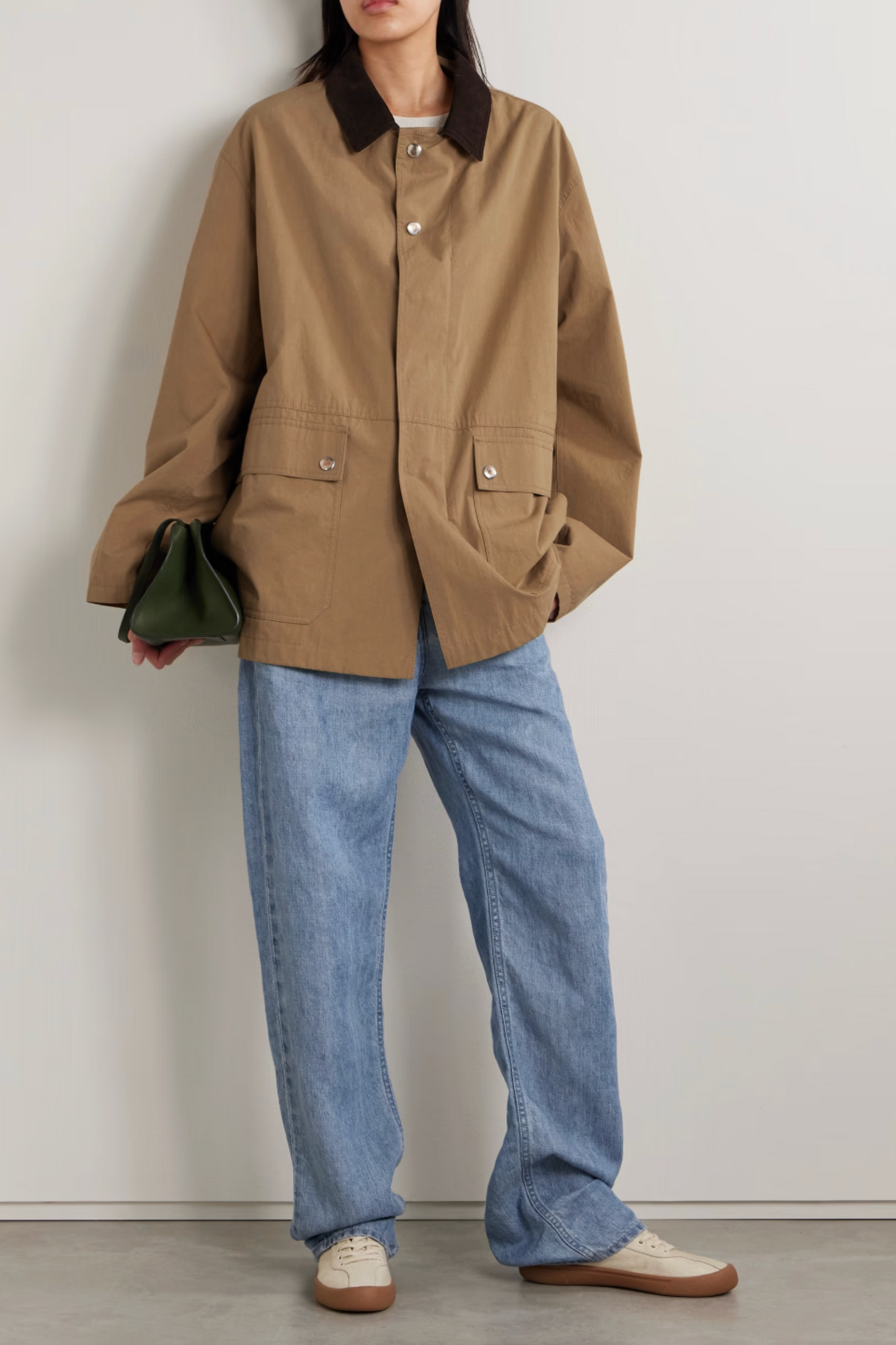 Frank Corduroy-trimmed Cotton-canvas Jacket
