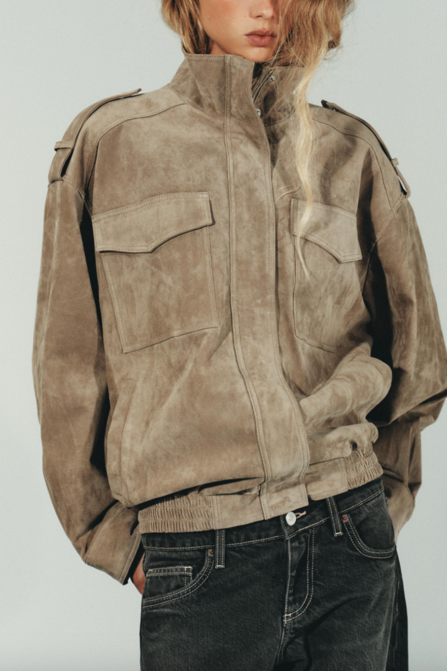 Suede Leather Jacket