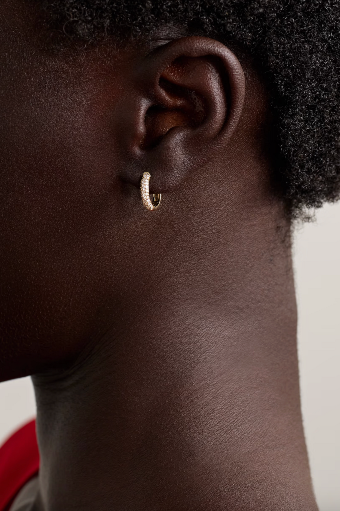 Essential 14-karat Gold Diamond Hoop Earrings