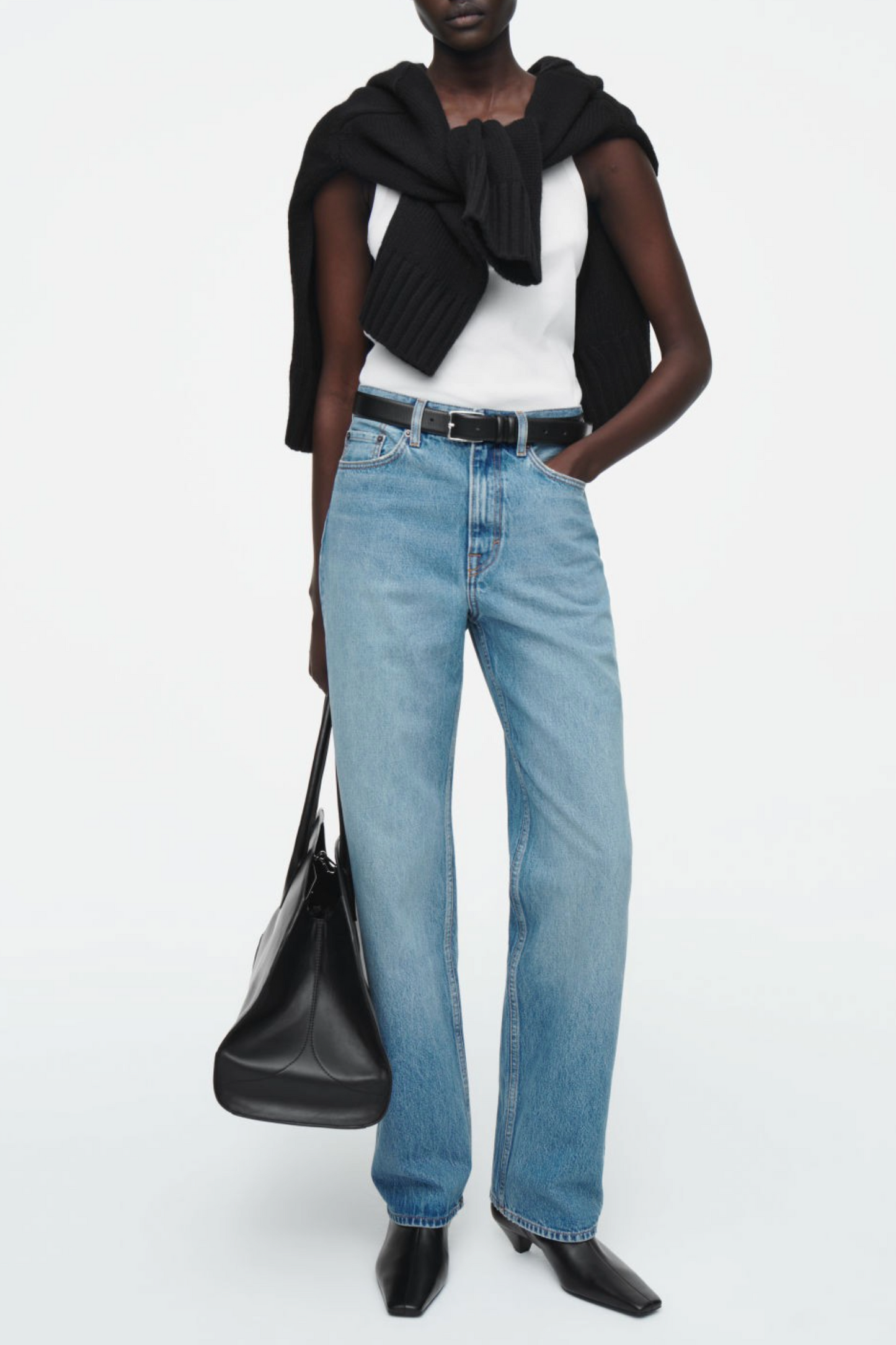Column Straight-leg Jeans