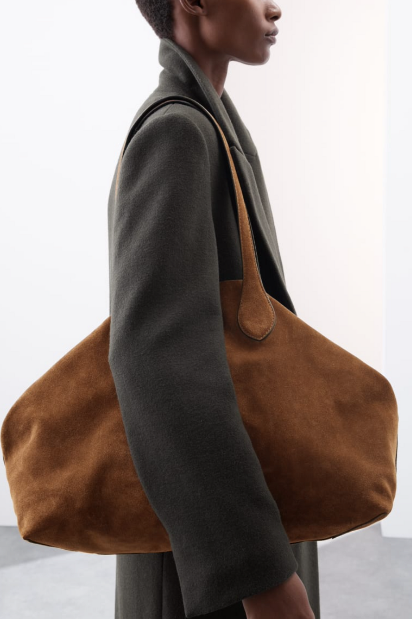Suede Tote Bag