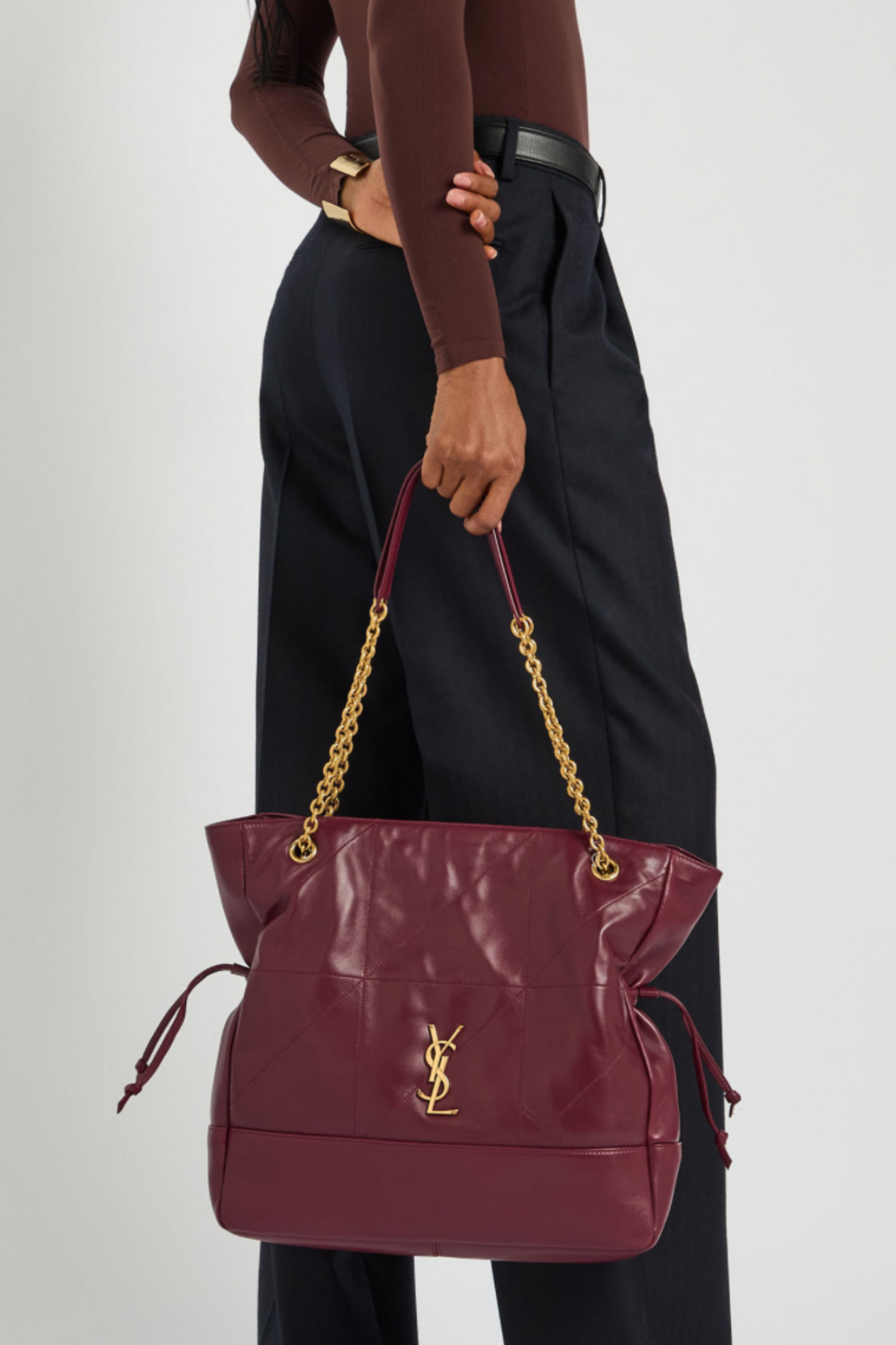Jamie Shopping medium quilted leather shoulder bag