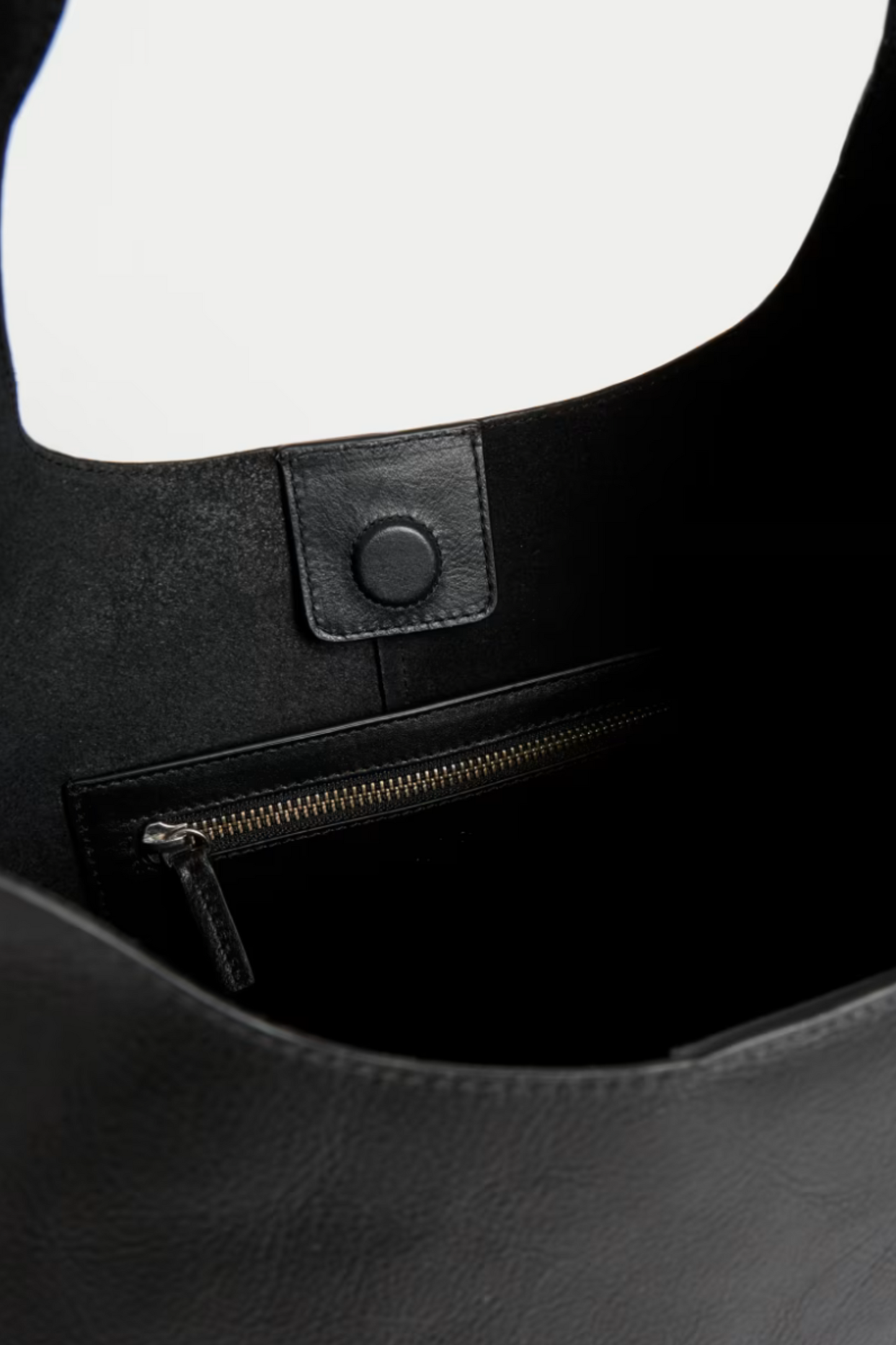 Leather Top Handle Shoulder Tote Bag