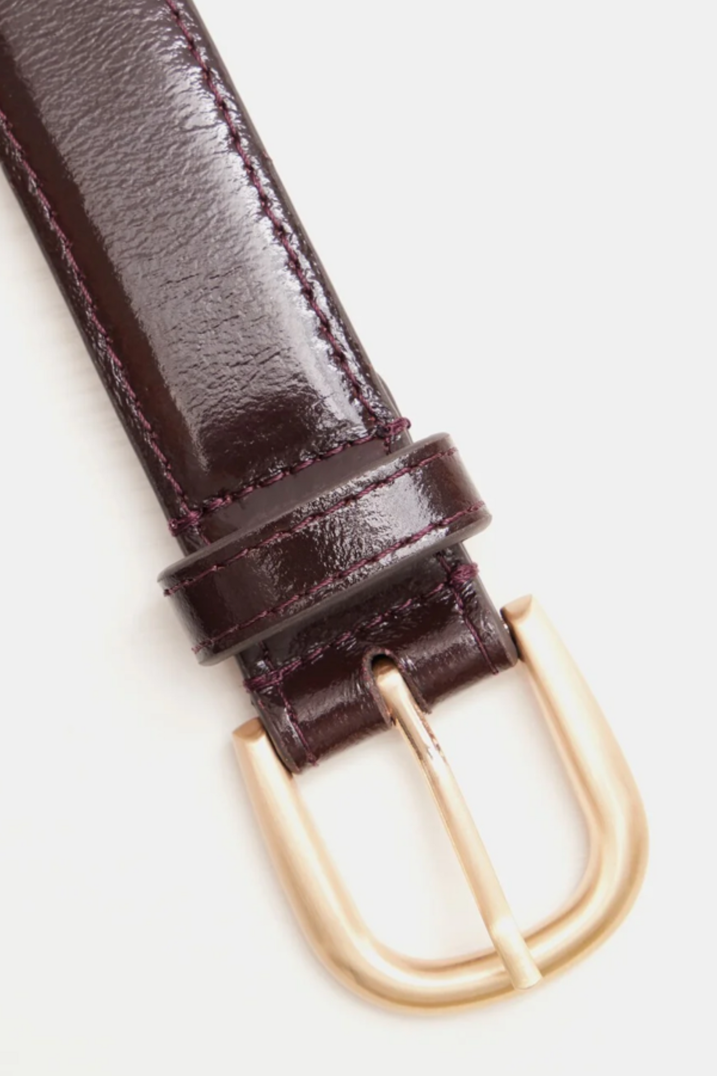 Polly Patent Leather Belt