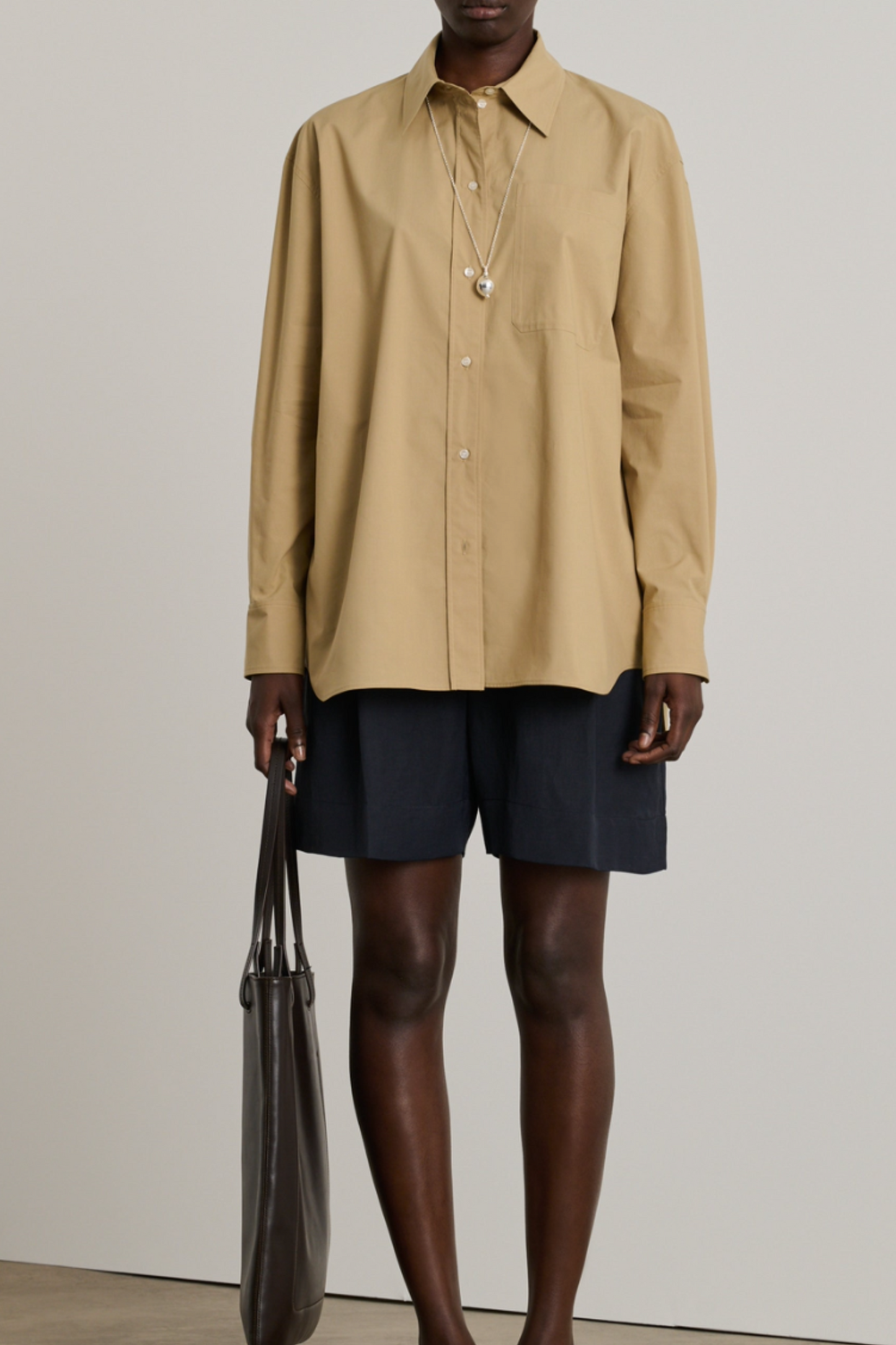 CARLOTTA SHIRT cotton poplin shirt