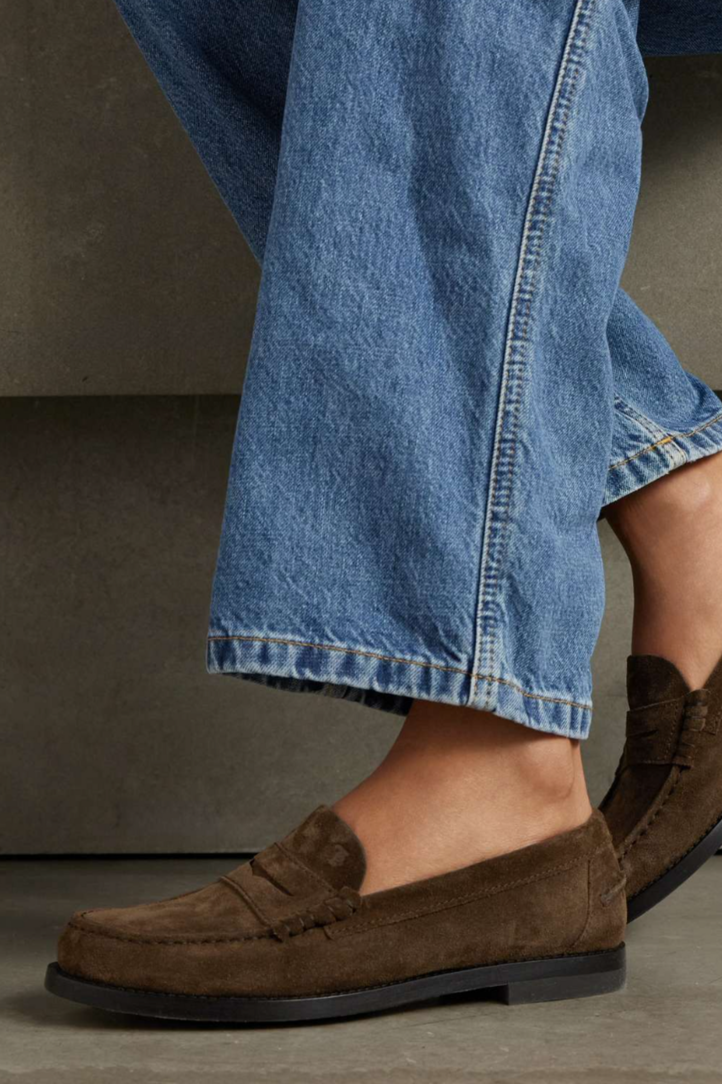 Suede Loafers