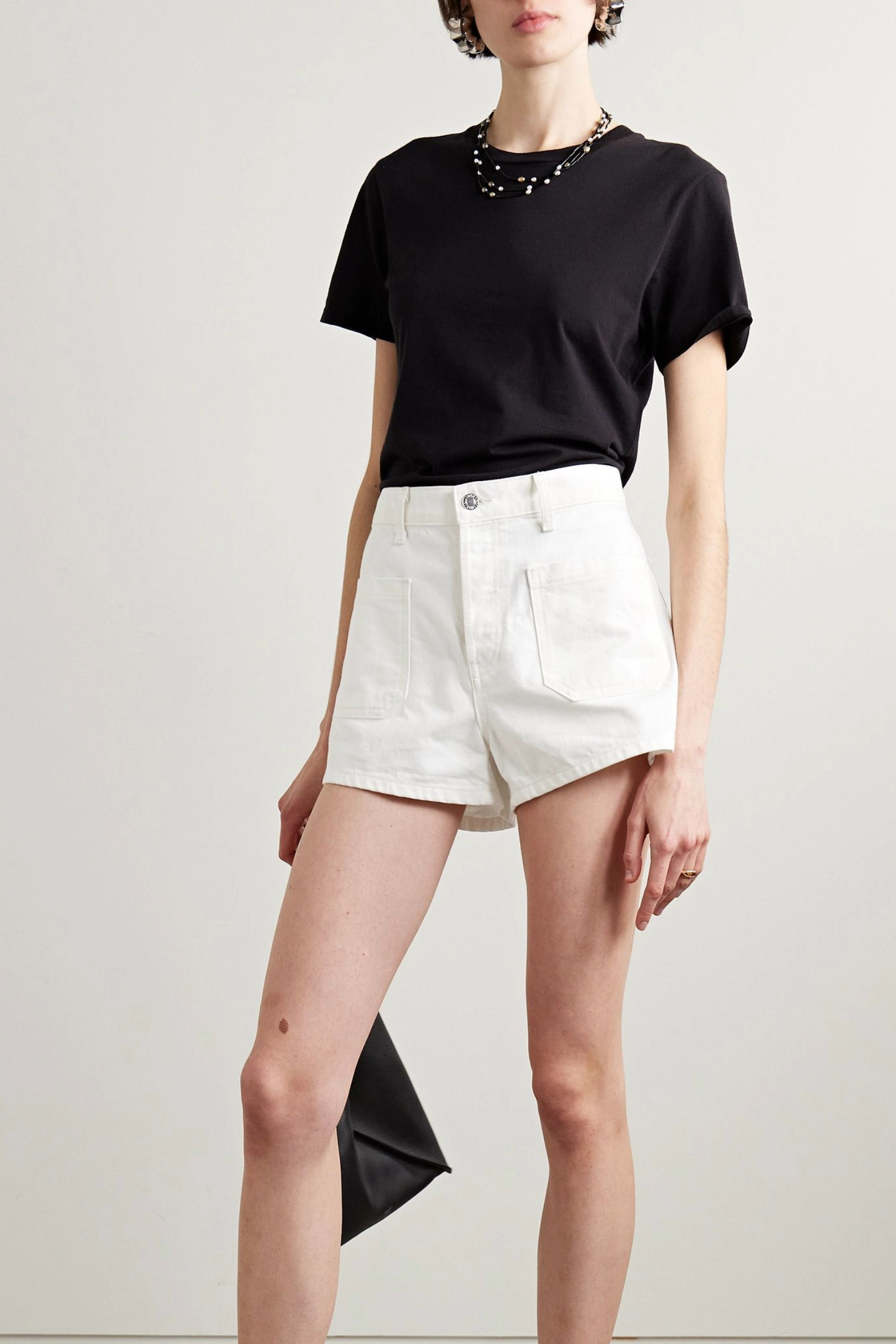 NILI LOTAN Alodie Denim Shorts