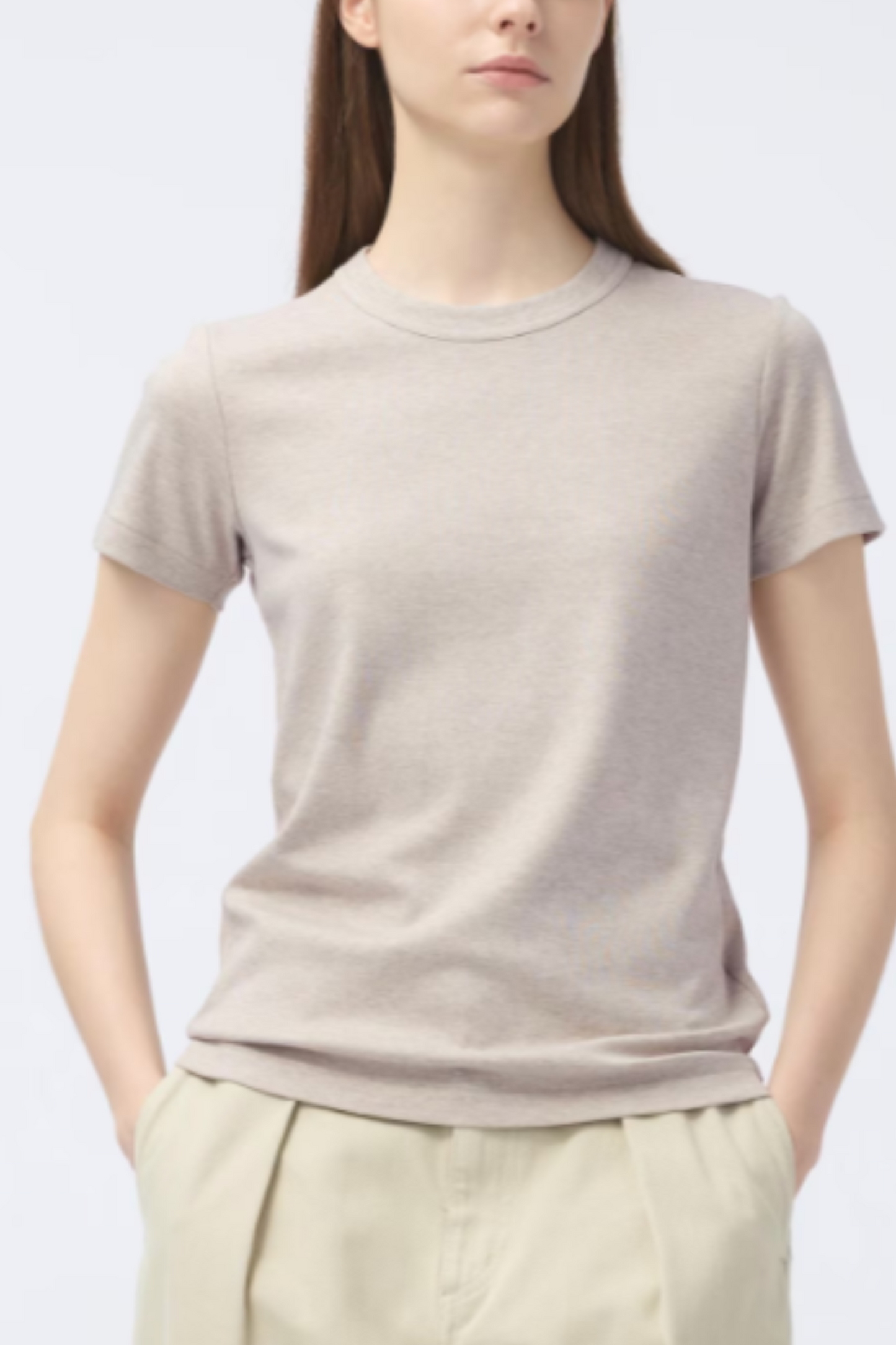 Crew Neck Short Sleeved T-Shirt