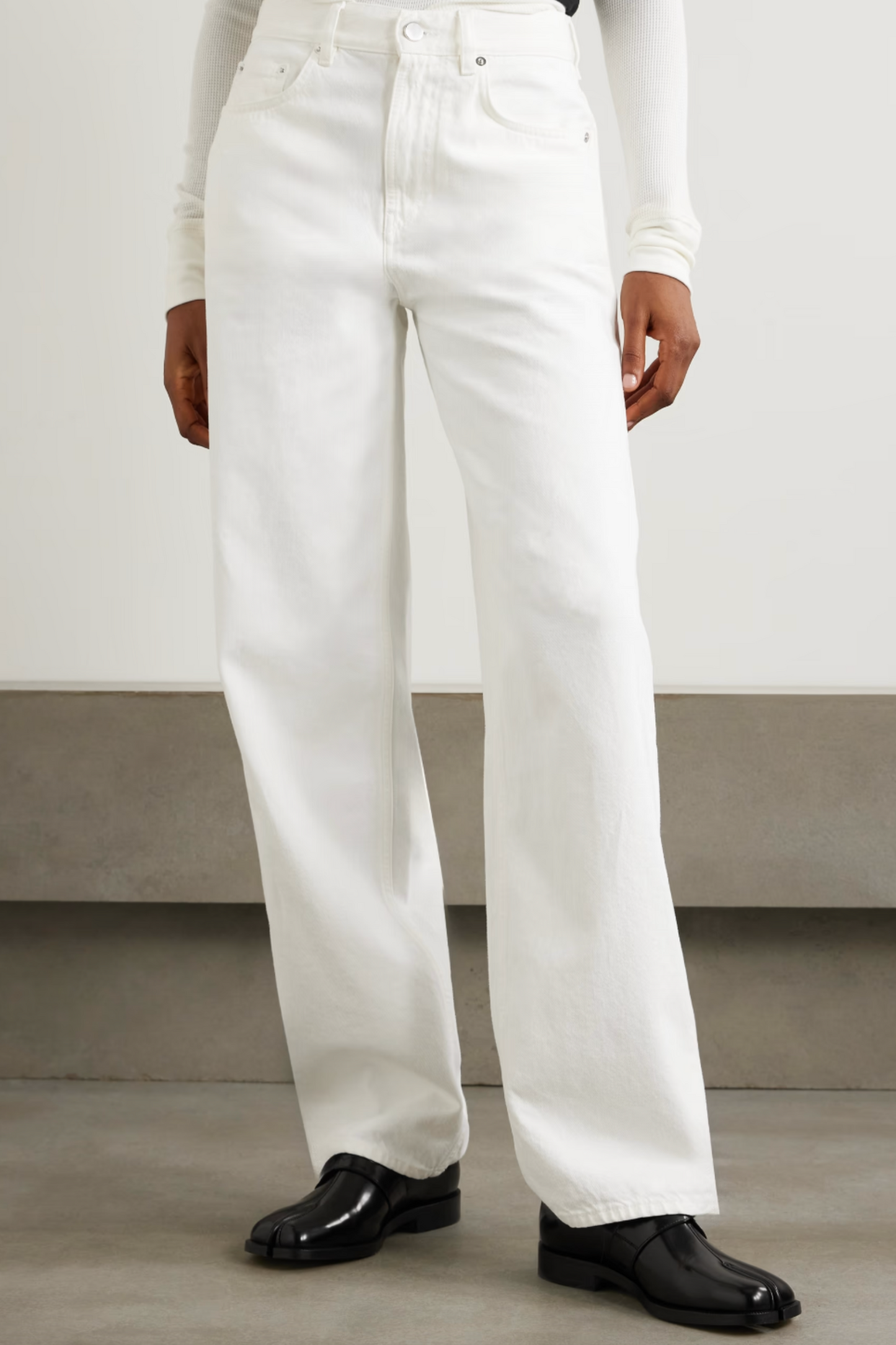 Samur High-rise Straight-leg Organic Jeans