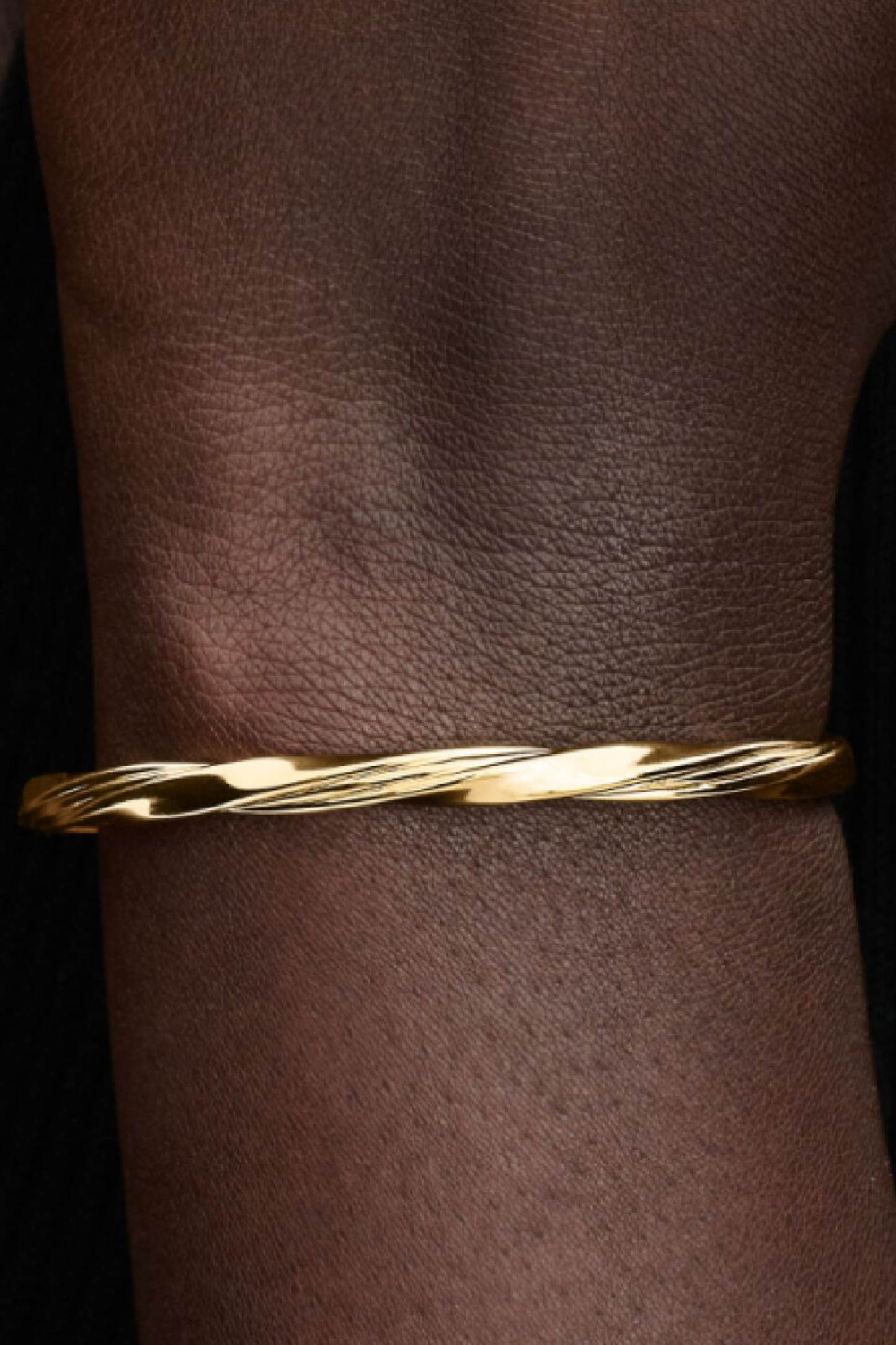 Twisted Open Bangle