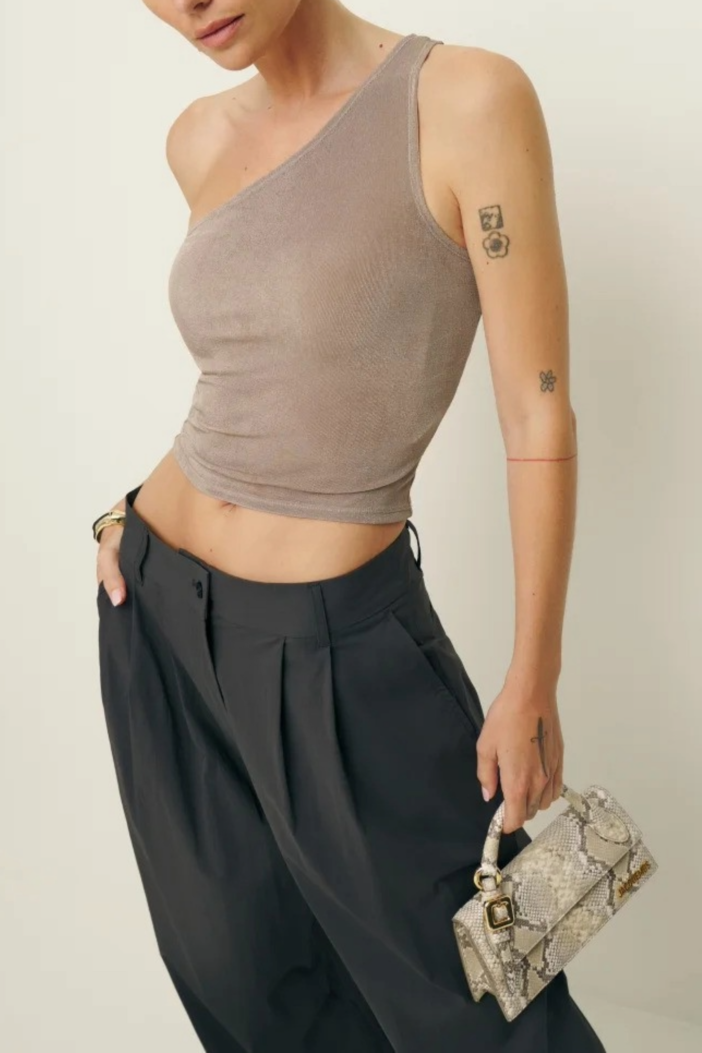 Maddie Knit Top, Taupe
