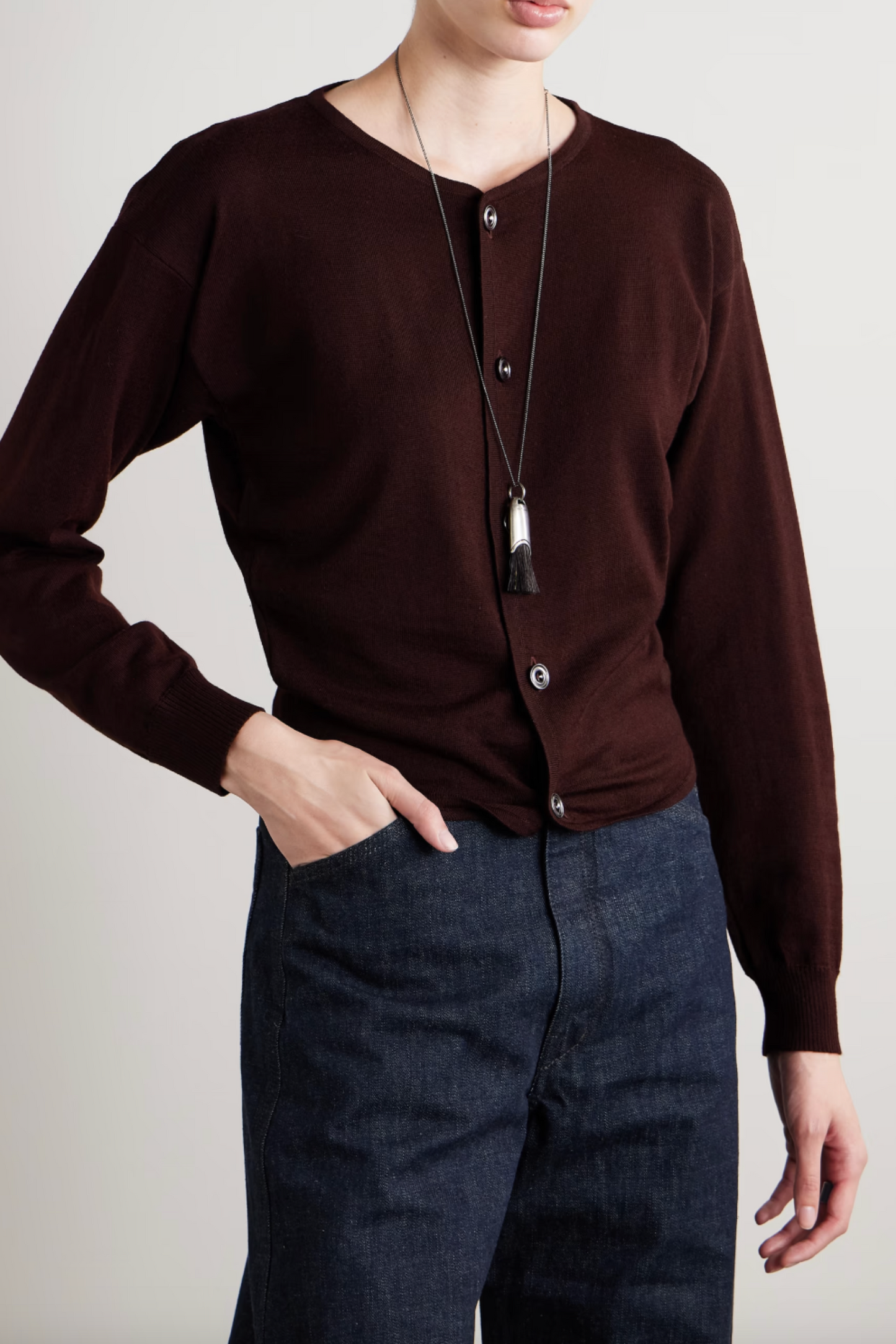 Wool-blend Cardigan
