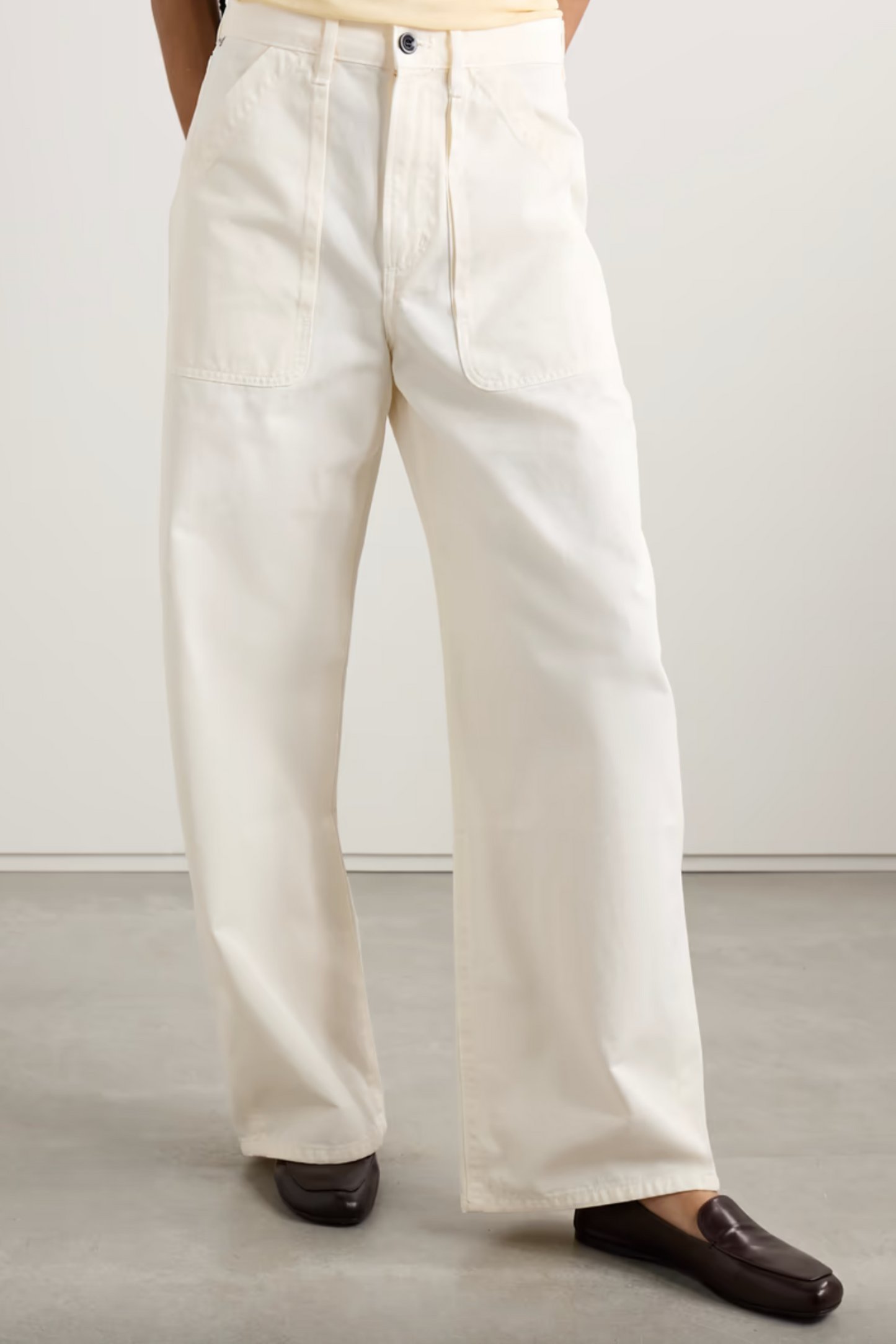 Ayla Cargo High-Rise Wide-Leg Jeans