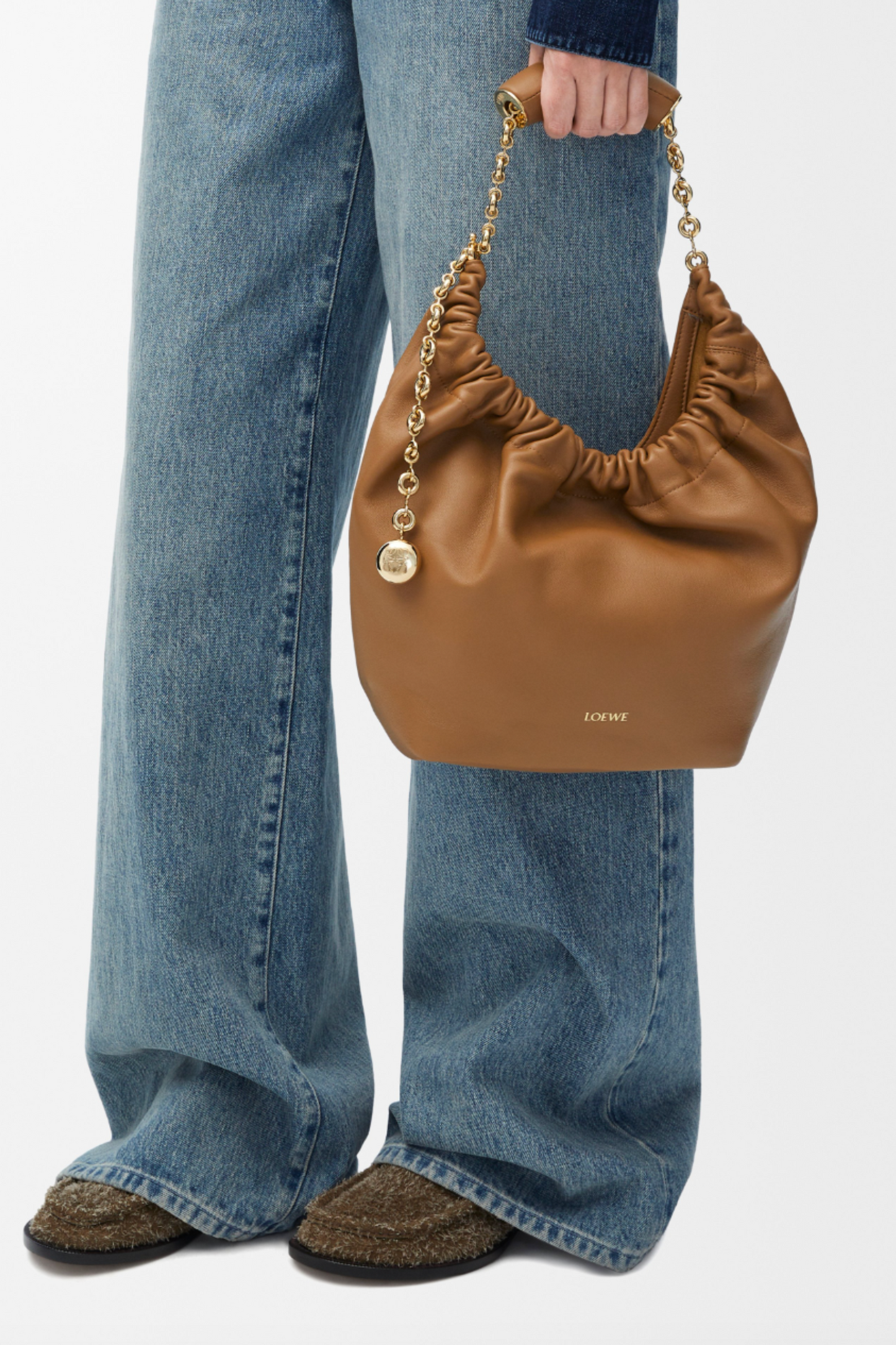 Small Squeeze Bag In Mellow Nappa Lambskin