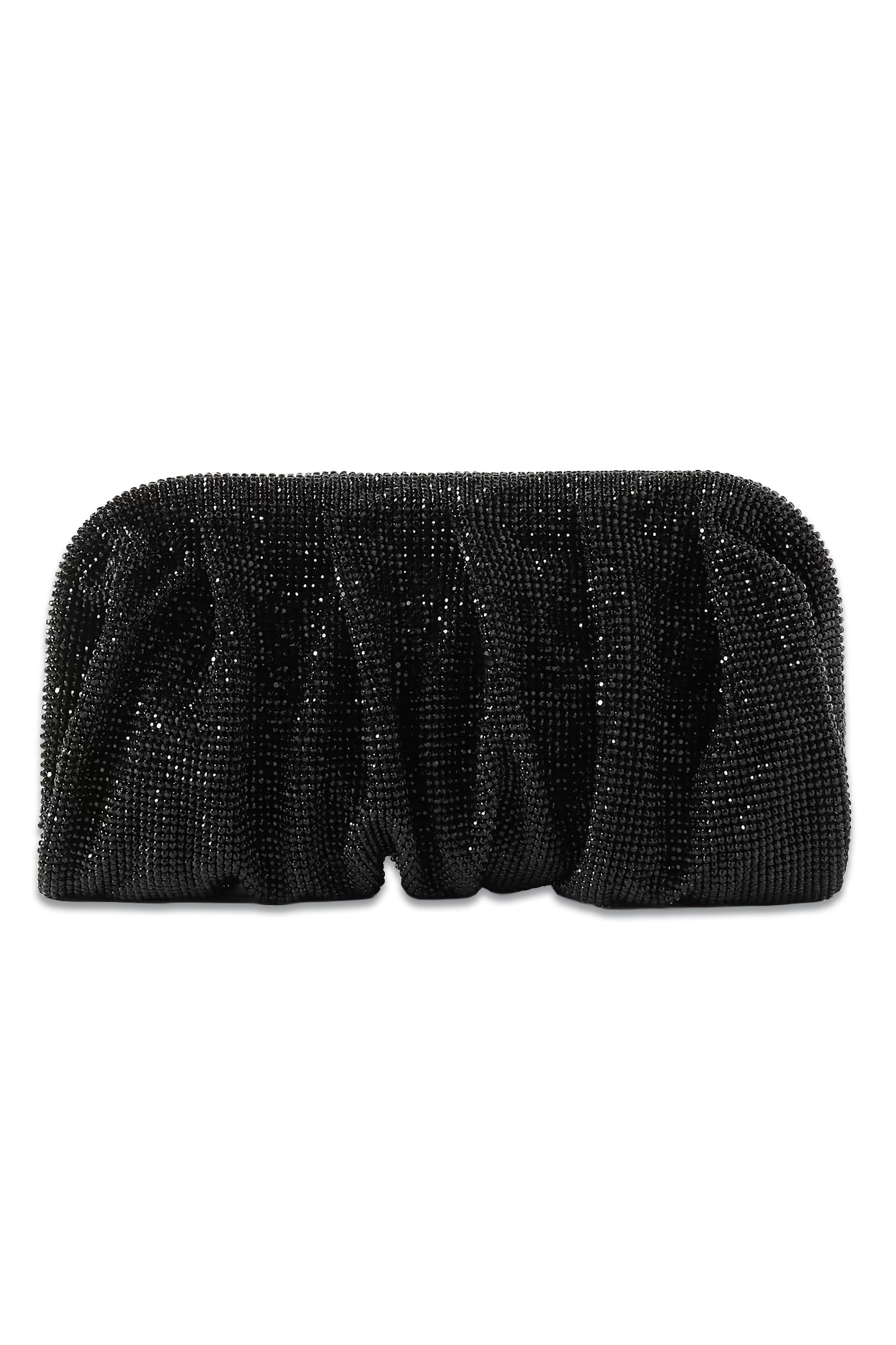 Venus La Grande Crystal-embellished Silk-satin Clutch