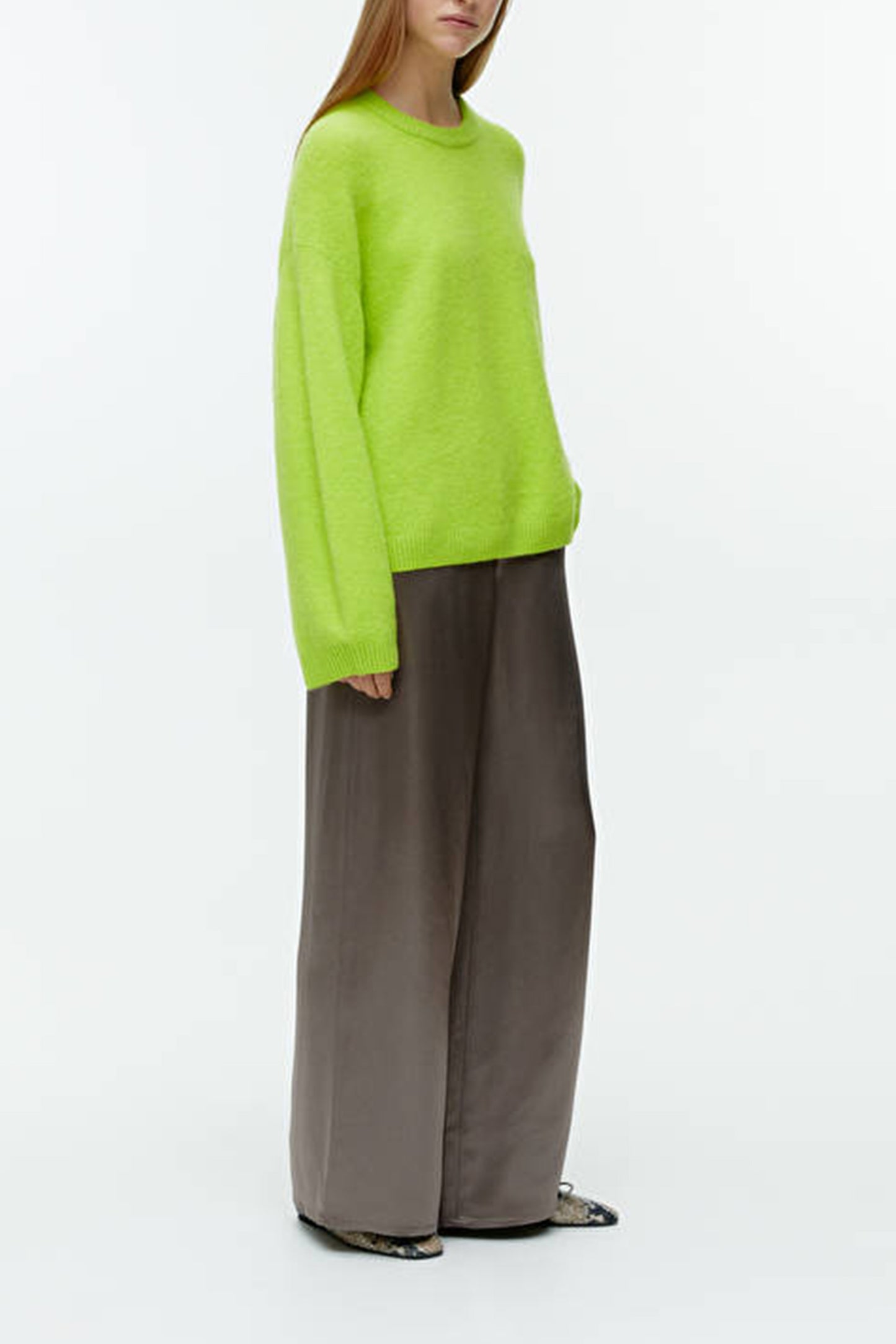 Wide-Leg Satin Trousers