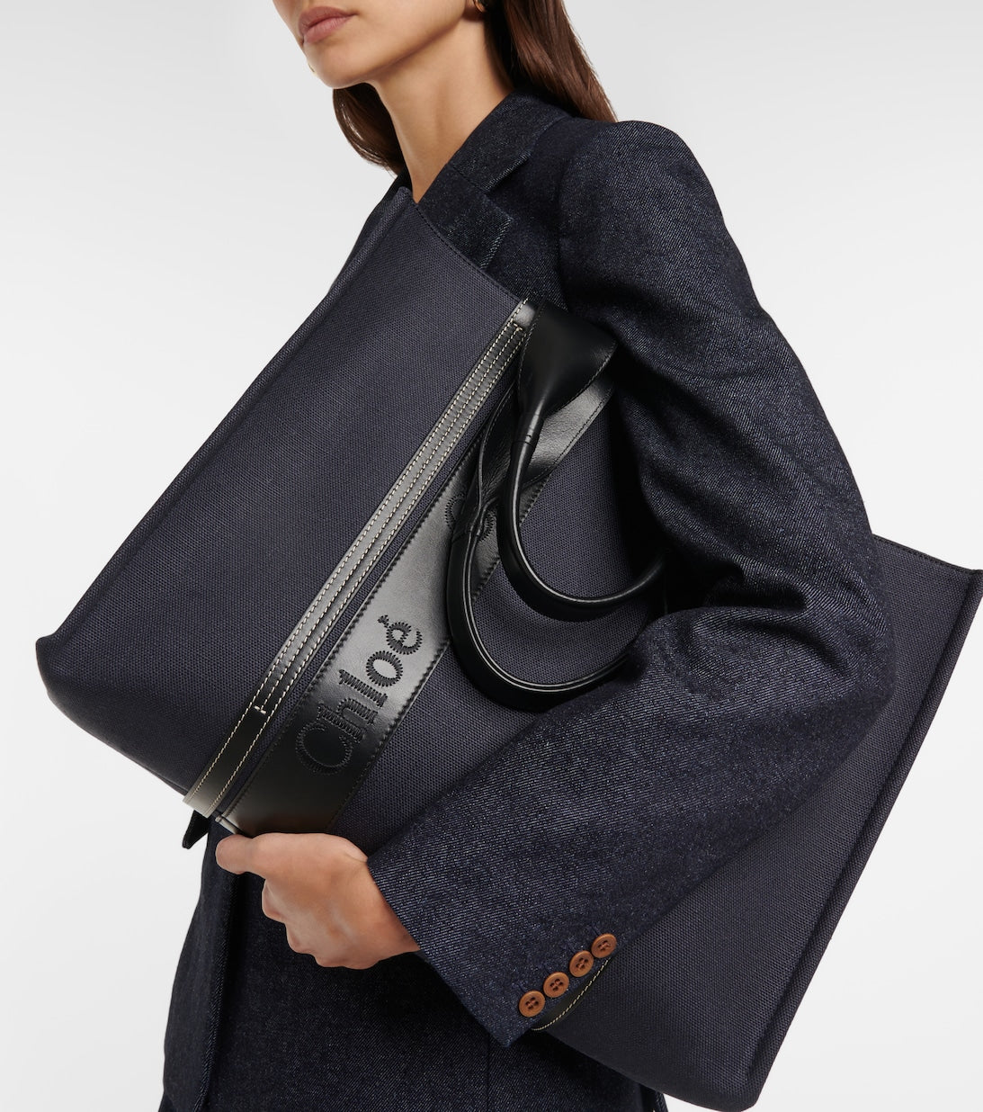 Woody Large Denim Tote