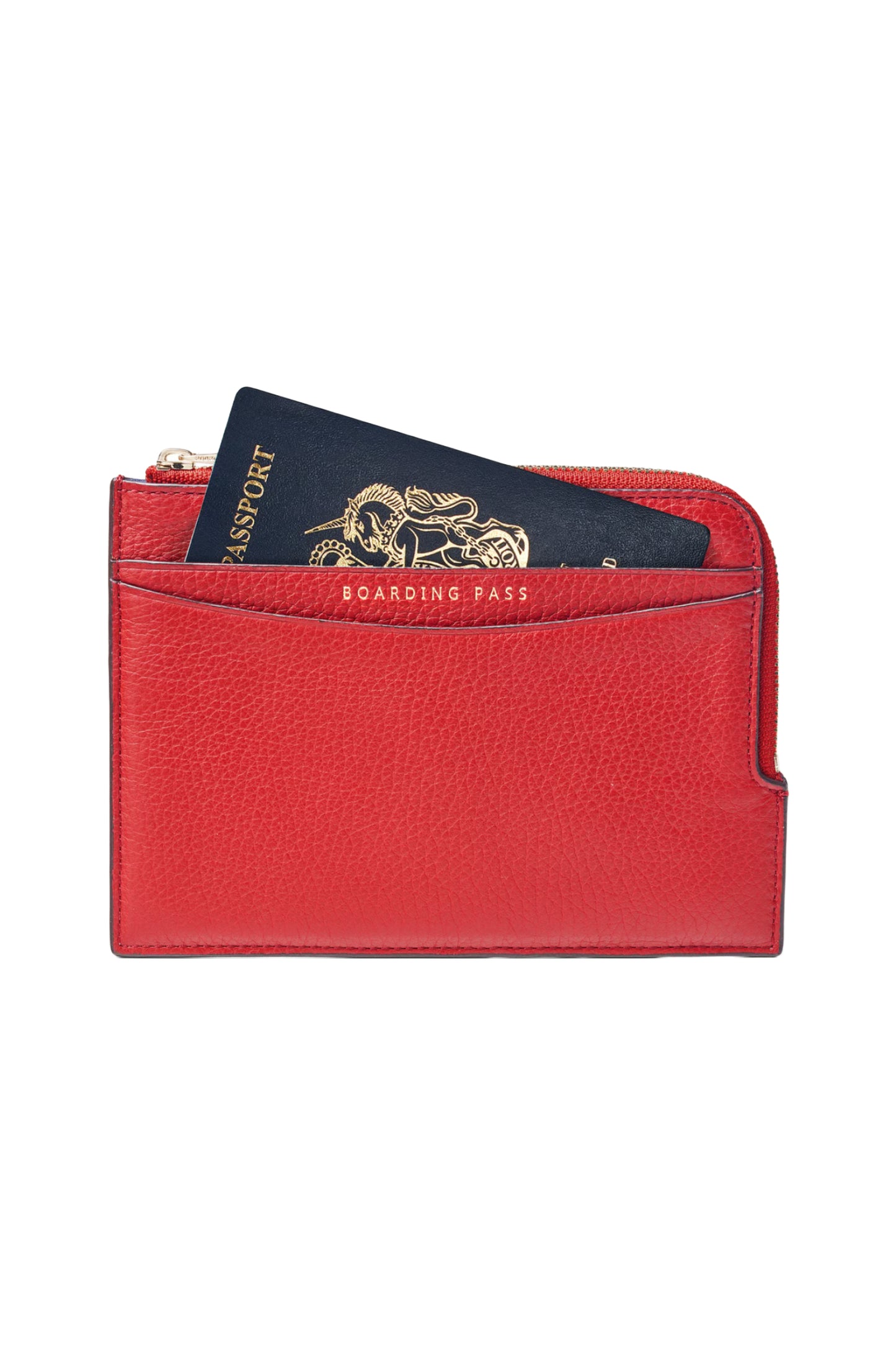 Cardinal Red Zipped Travel Wallet