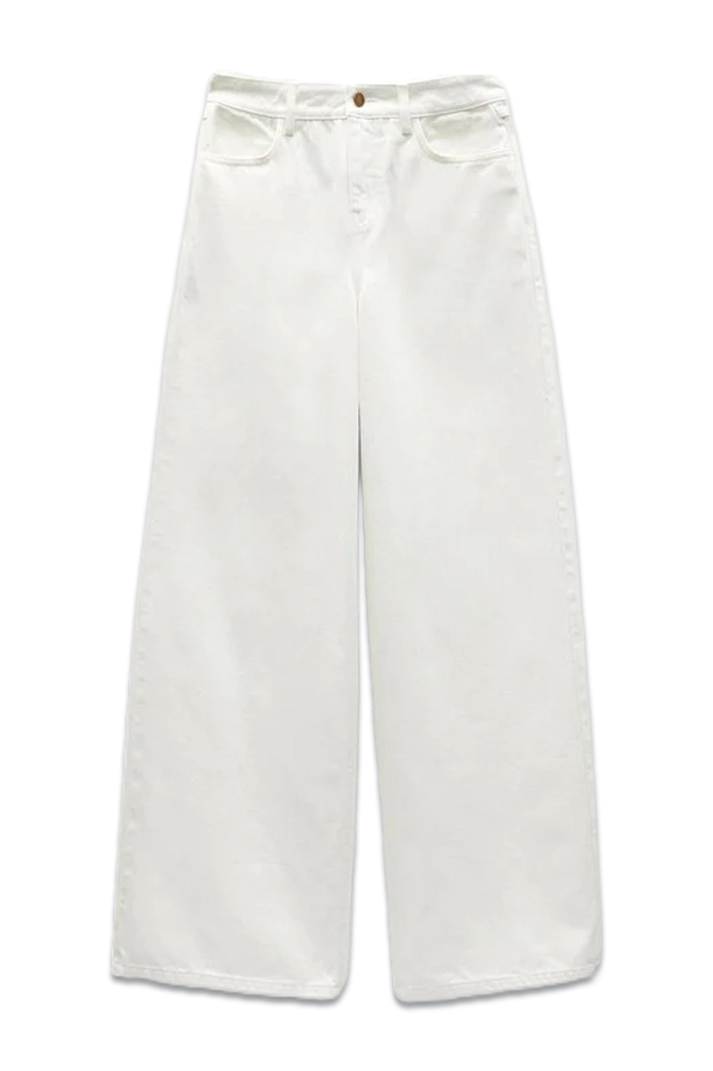 Cream Abi Wide Leg Jeans